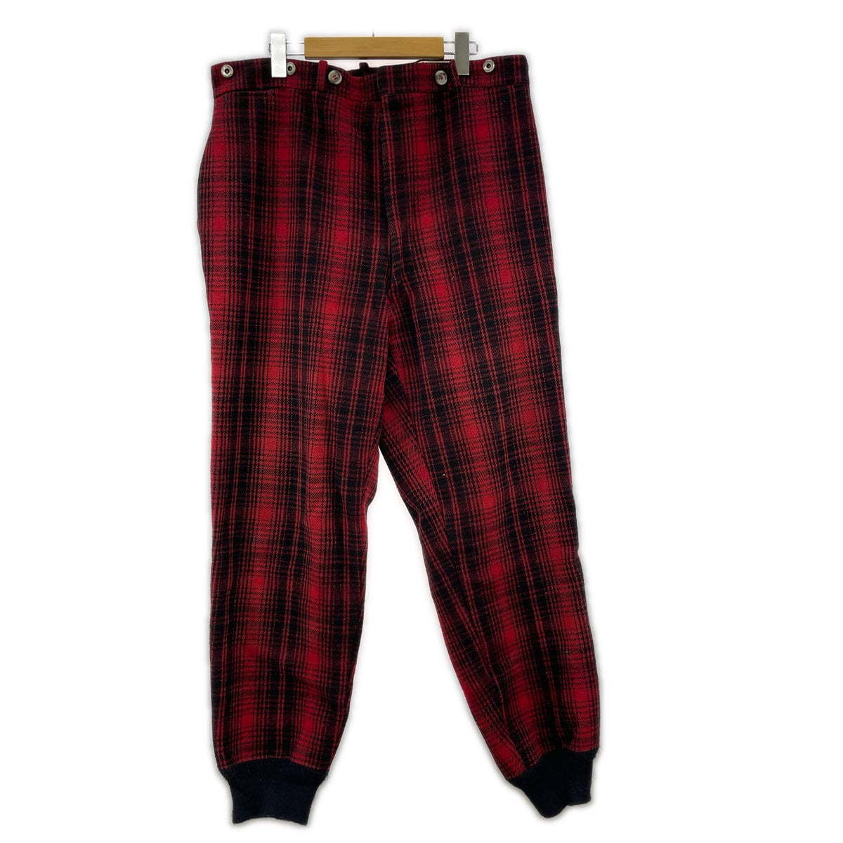 パンツ 50s ウールハンティングパンツ チェック柄 レッド