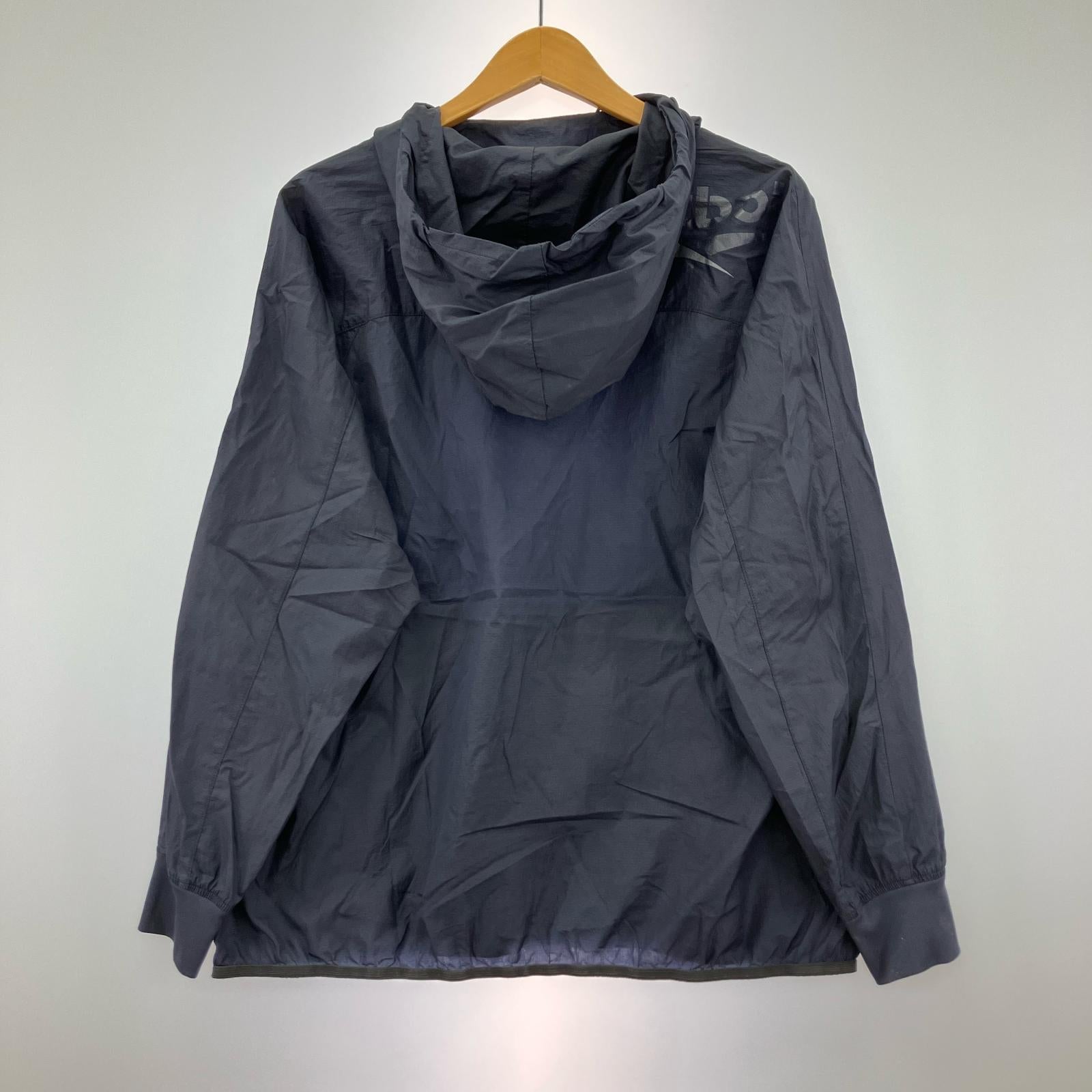 パーカー ×Reebok ナイロン 紺 (S) S ブラック
