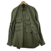 長袖シャツ TECH ANGLERS SHIRTS カーキ (M) M カーキ