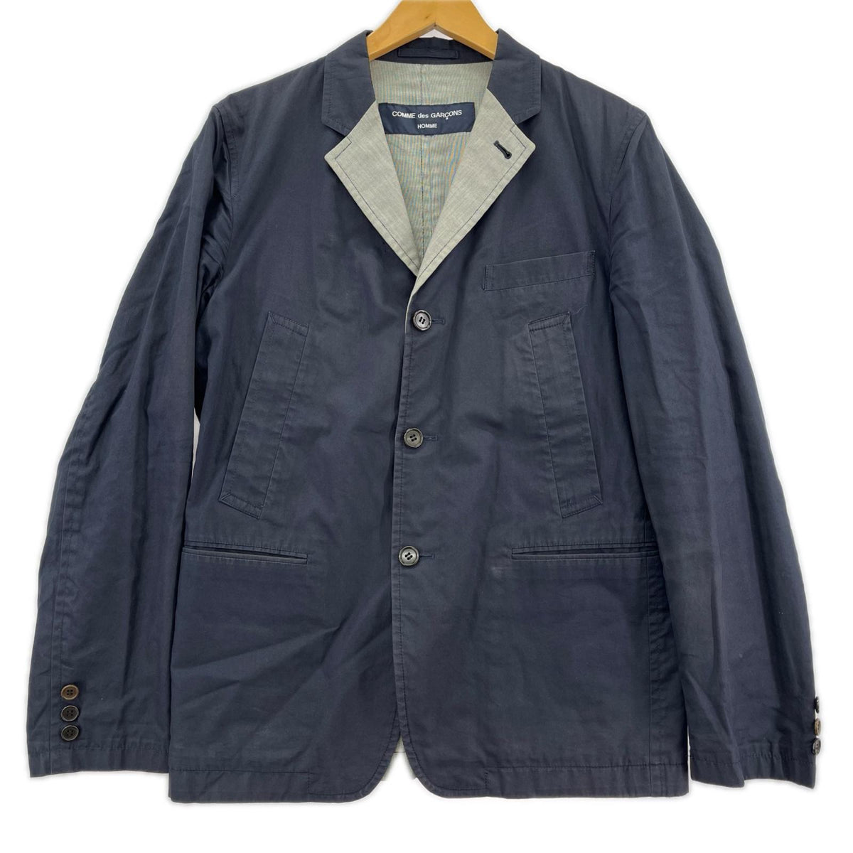 ジャケット COMME des GARCONS Homme リバーシブルジャケット (S) S ネイビー