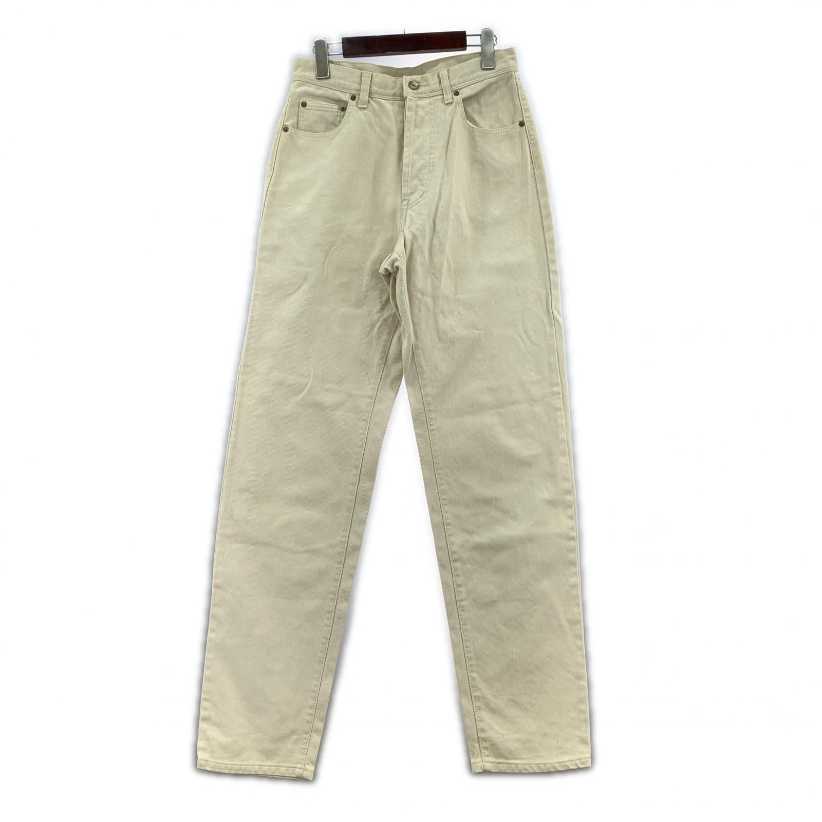 パンツ 90s DEZERT コットン 白 W28 S ホワイト