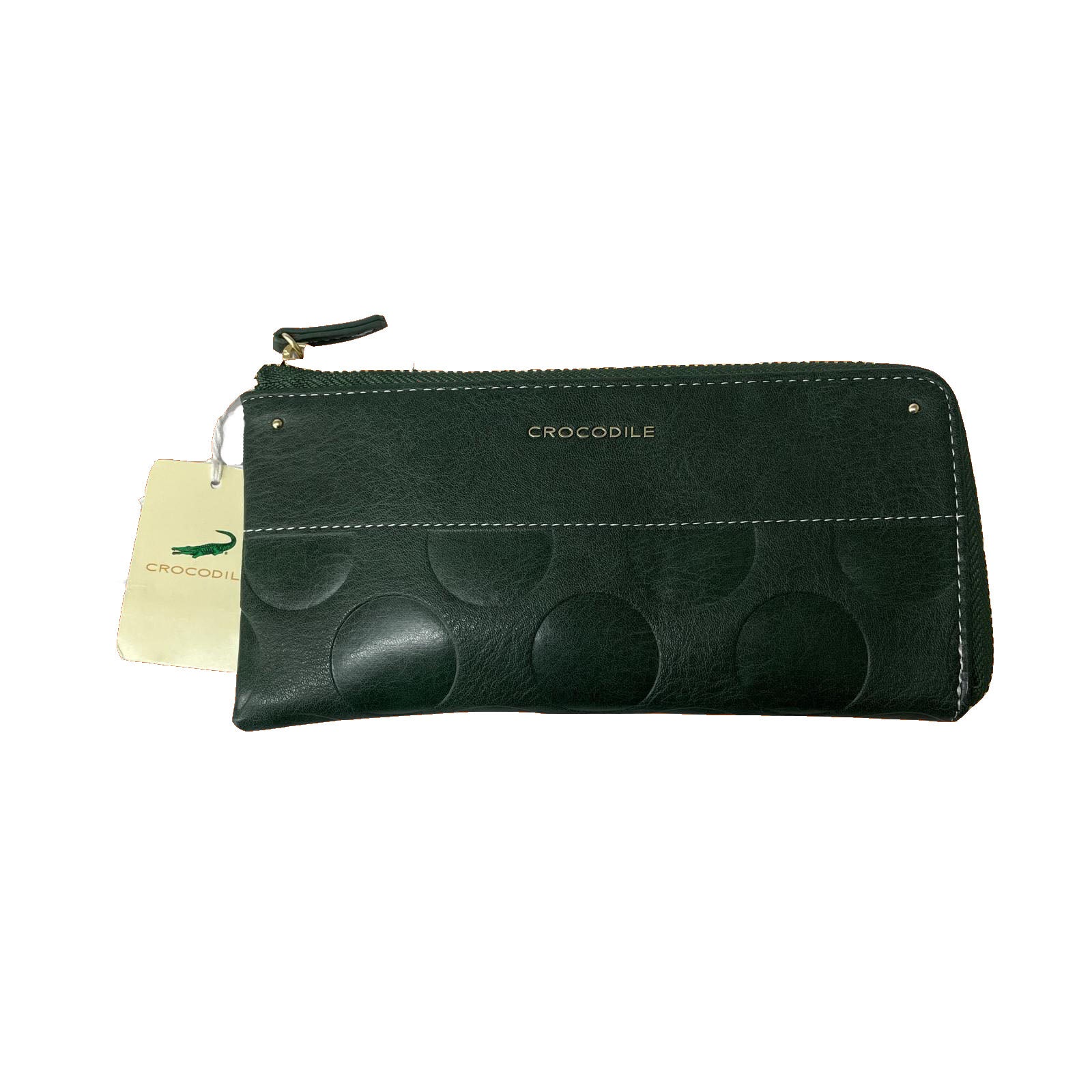 長財布 CROCODILE ロングウォレット グリーン