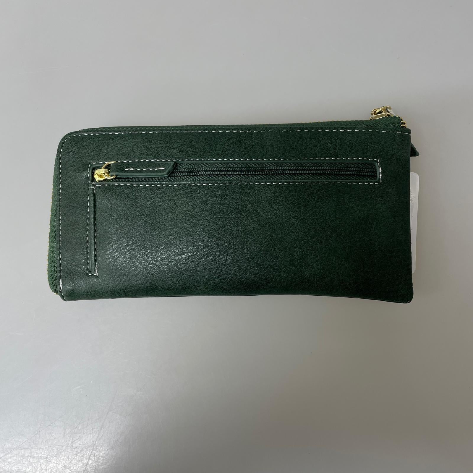 長財布 CROCODILE ロングウォレット グリーン