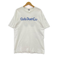 半袖Ｔシャツ Girls Don't Cry 白 (L) L ブラック