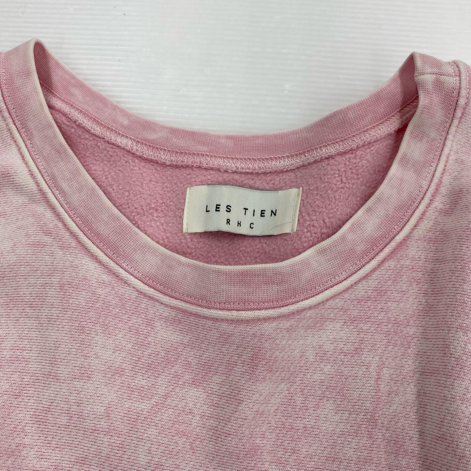 スウェット LES TIEN USA製 ﾋﾟﾝｸ (L) L ピンク