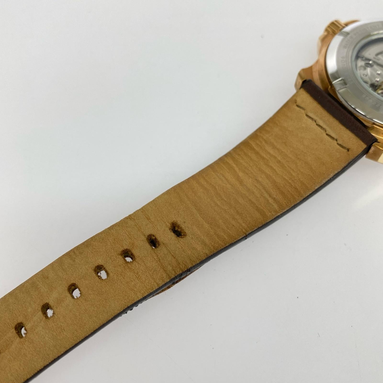 腕時計 BULOVA マリンスター 自動巻き ブラウン