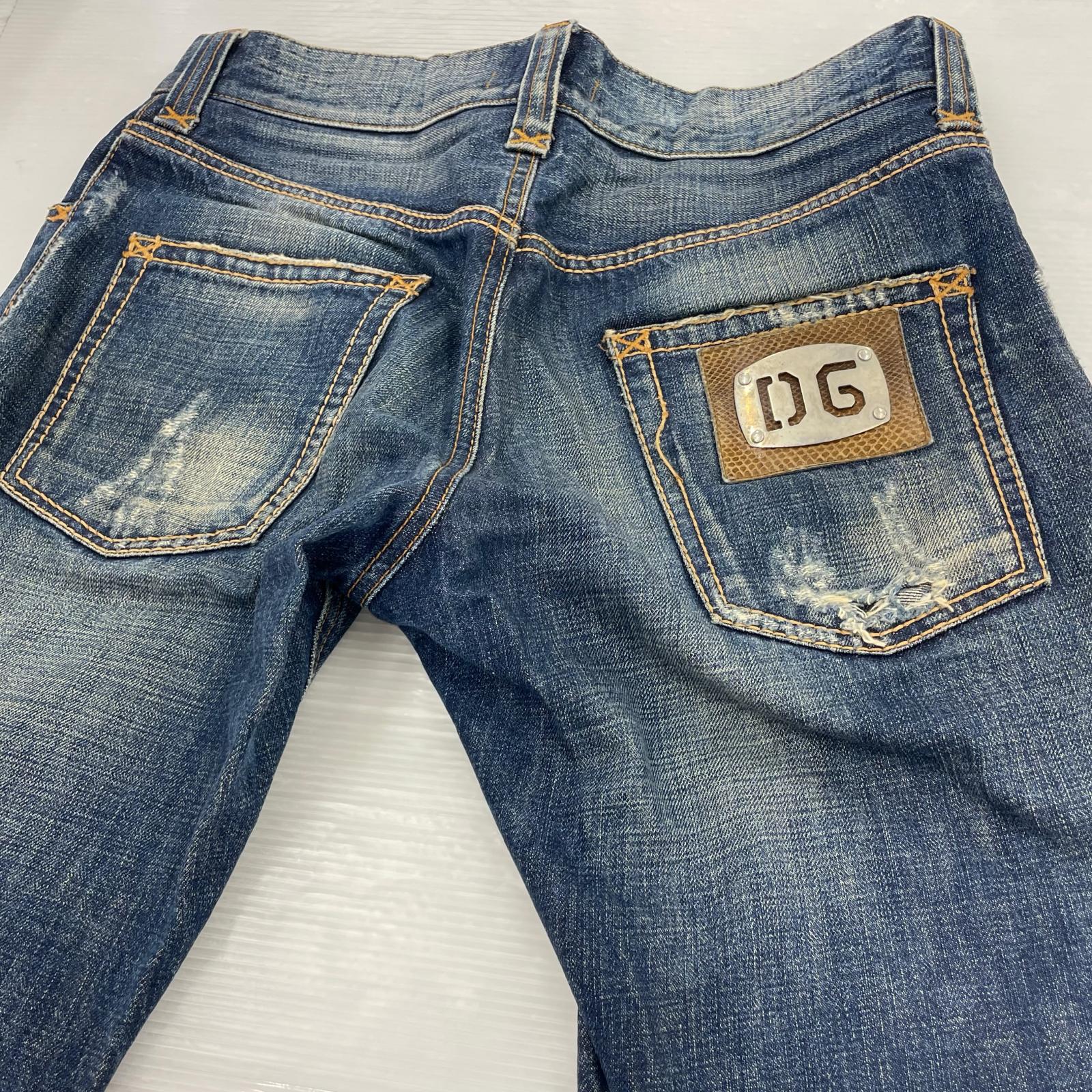 デニムパンツ DGパッチ W34 46 ブルー