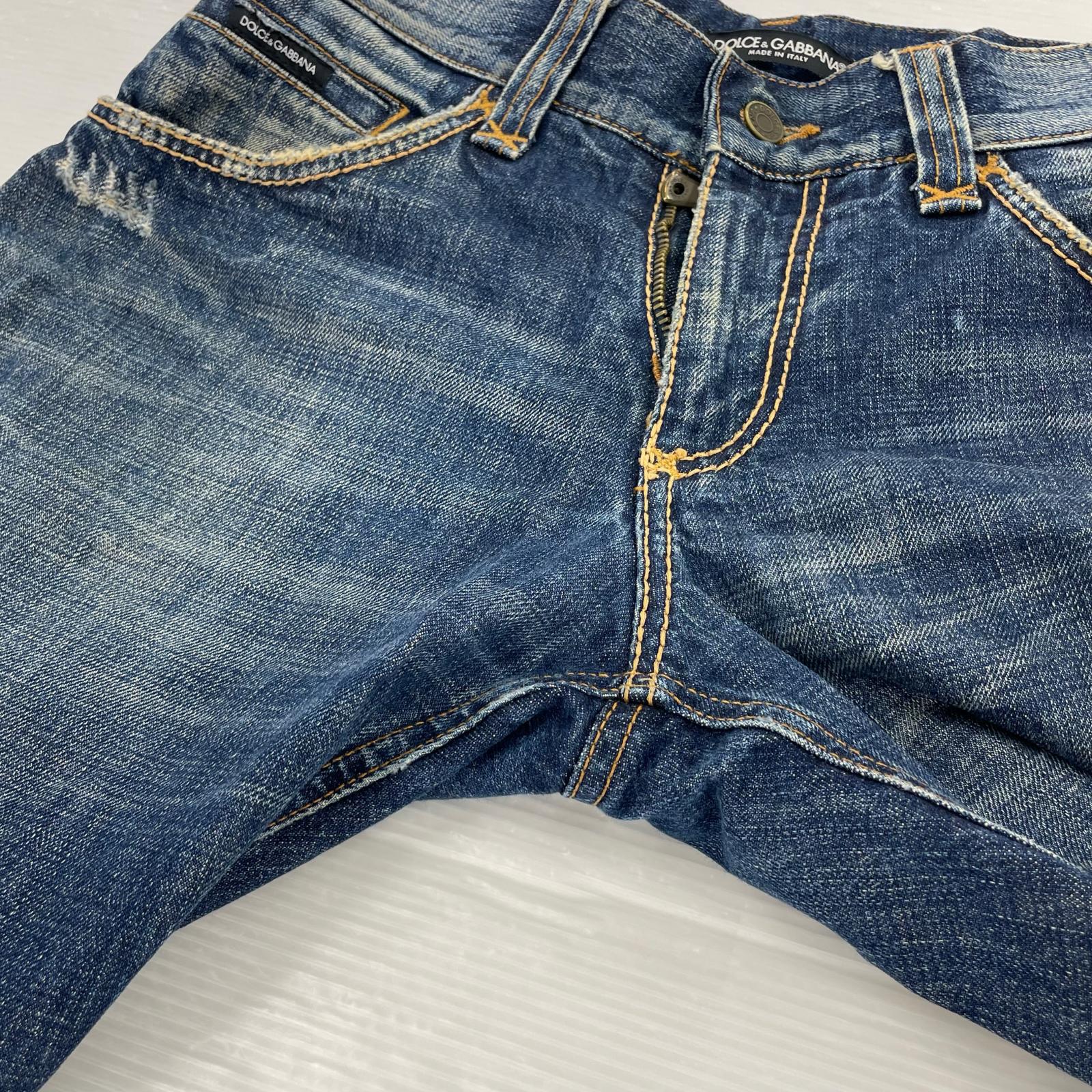 デニムパンツ DGパッチ W34 46 ブルー