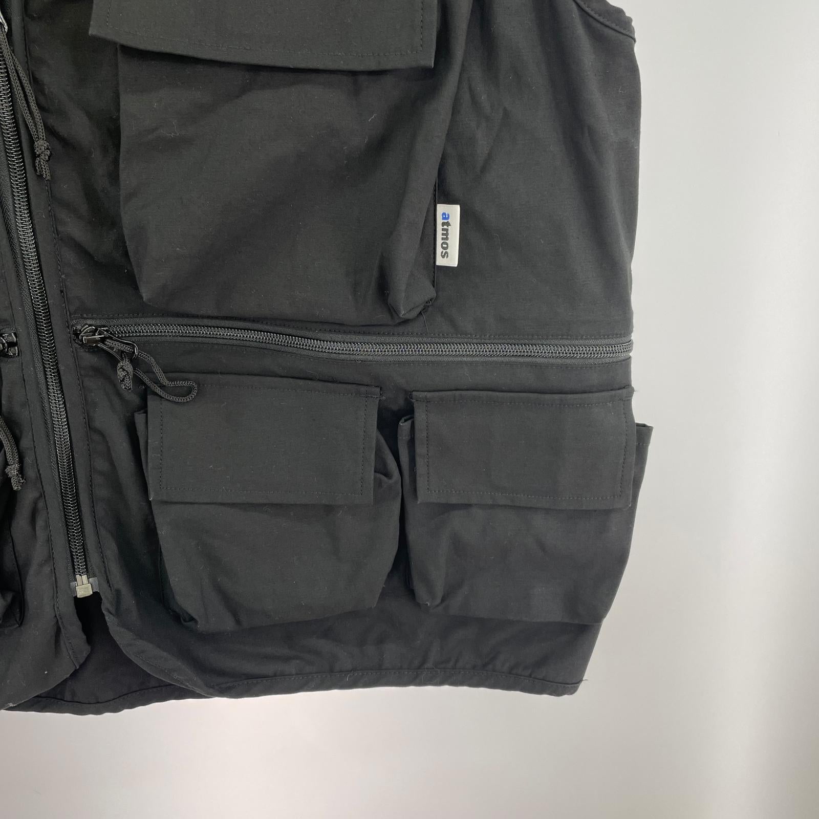 長袖シャツ atmos Utility Vest 黒 (XL) ブラック
