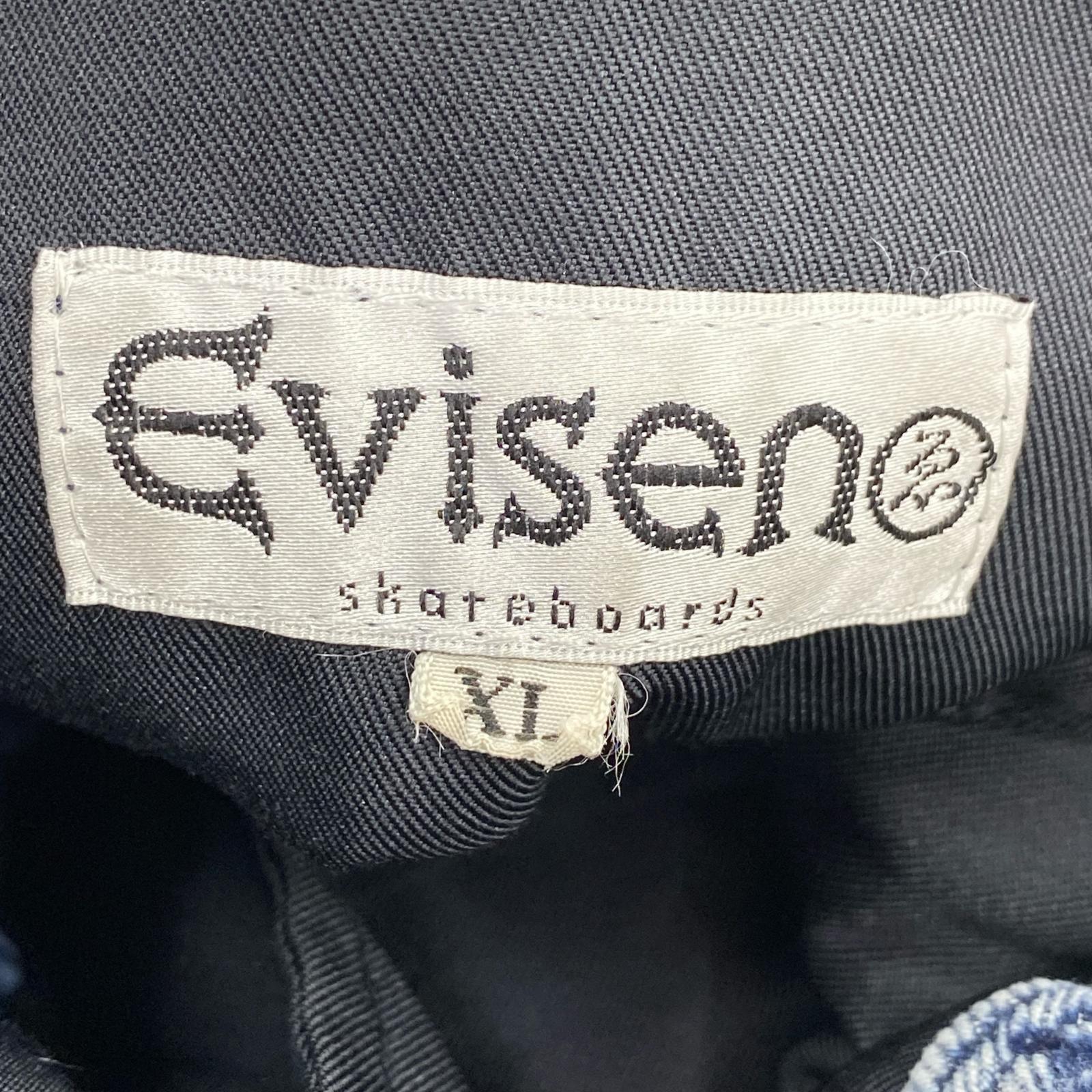 デニムパンツ ケミカルウォッシュ インディゴ (XL) ブルー
