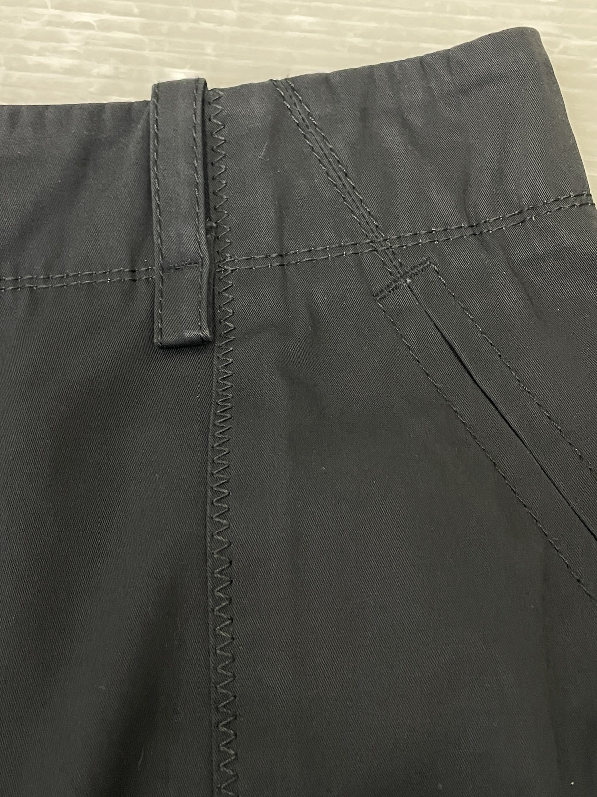 LOUIS VUITTON ステッチデザイン ワイドパンツ 36 黒