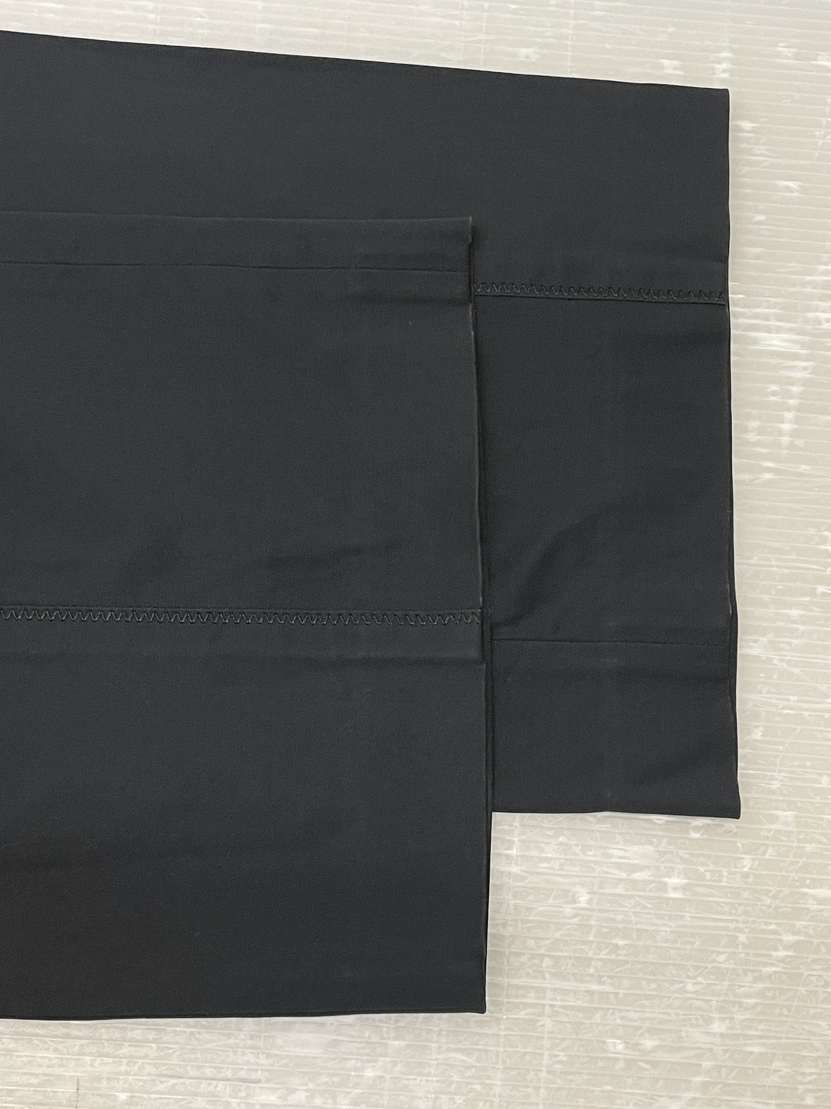 LOUIS VUITTON ステッチデザイン ワイドパンツ 36 黒