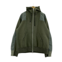 パーカー Sacai 24AW Sponge Sweat Hoodie スポンジパーカー 3 3 カーキ