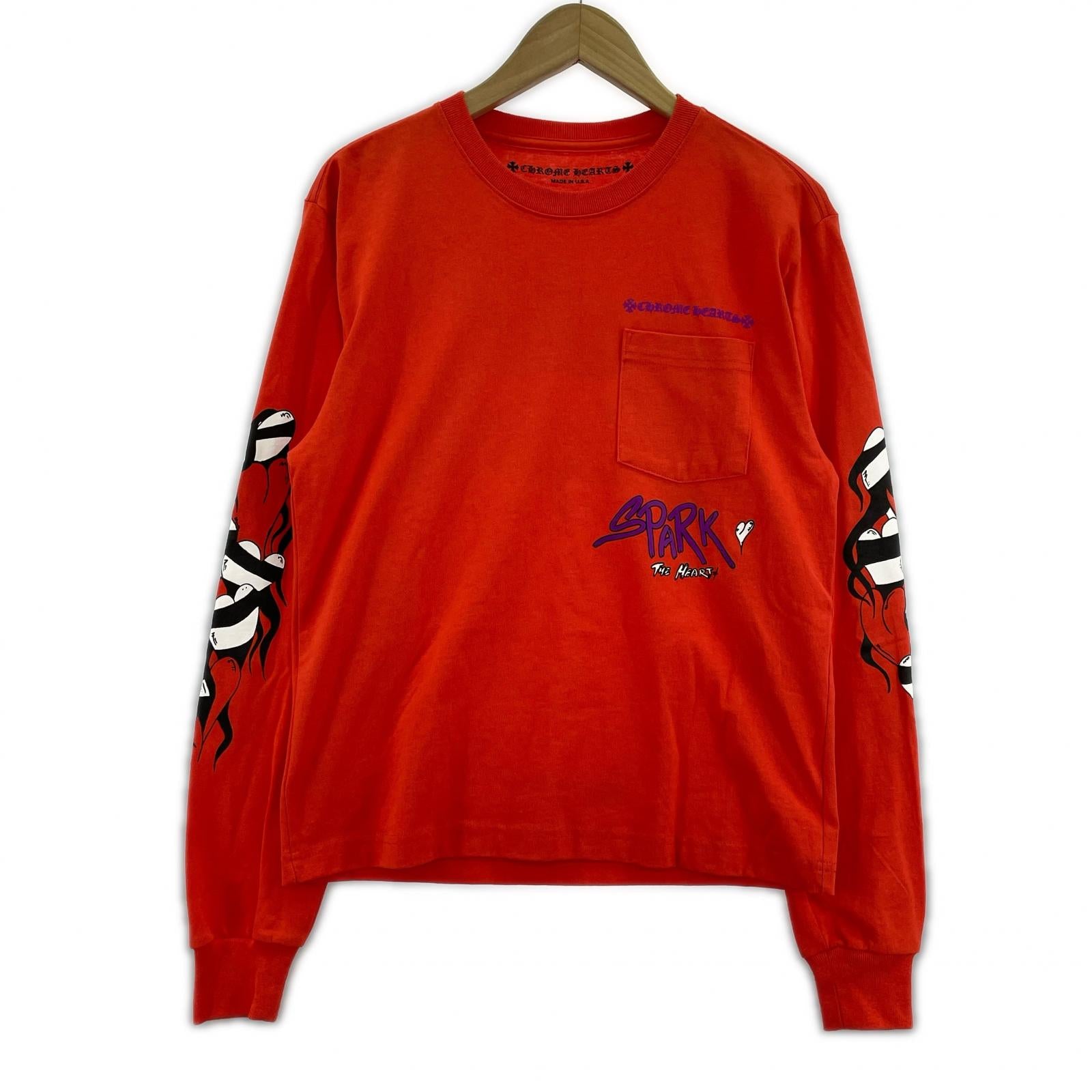 長袖Ｔシャツ PPO Spark the Heart L/S T-Shirt XS 赤 レッド