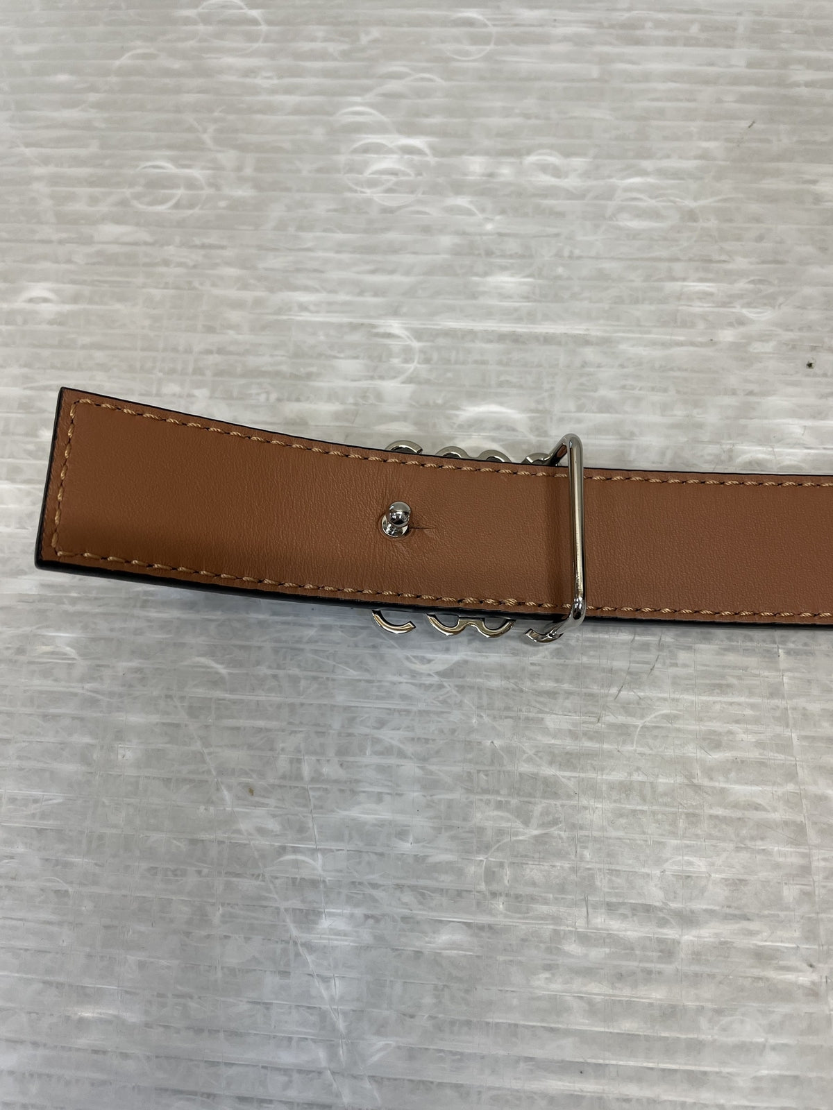 LOEWE アナグラムバックル レザーベルト 80/32
