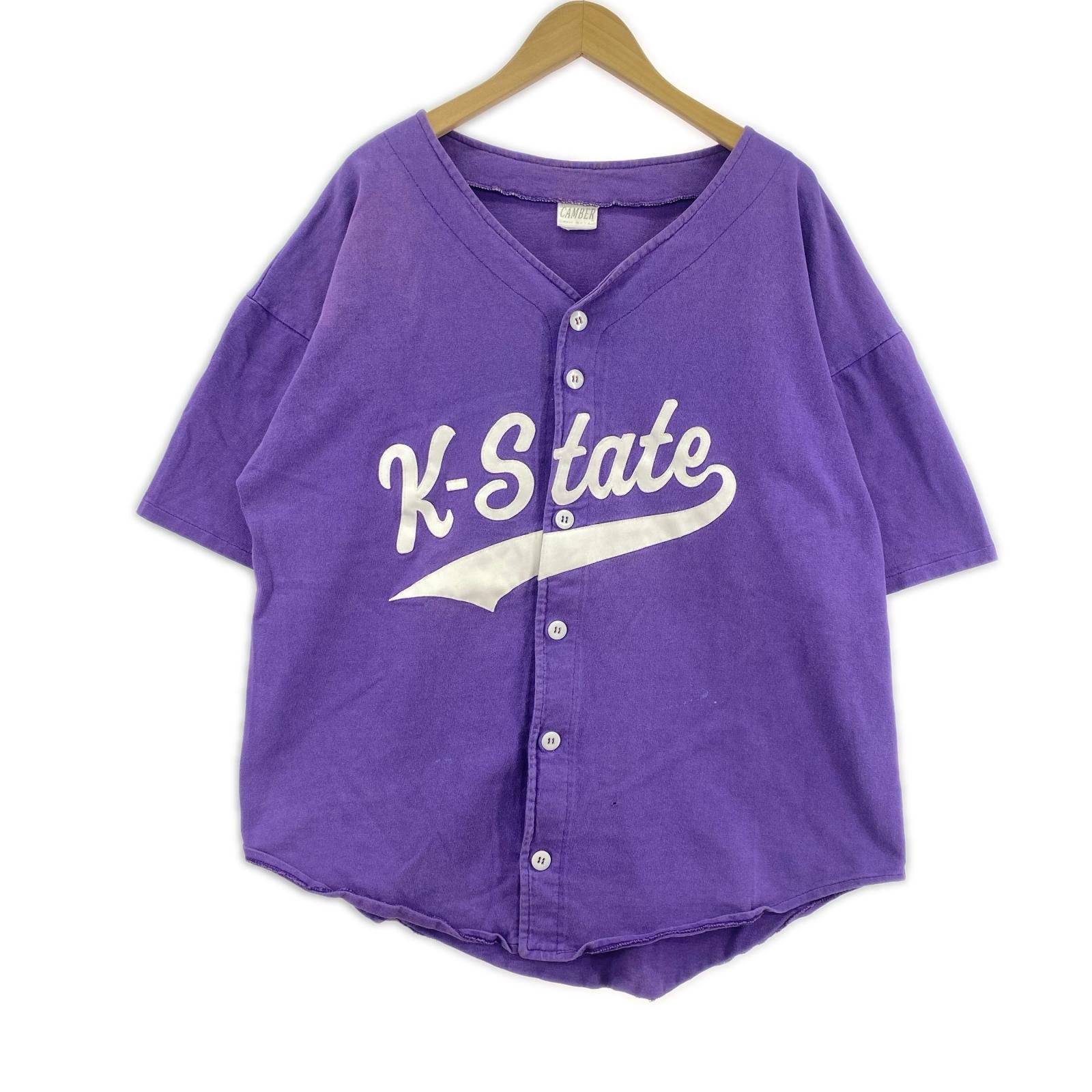 半袖シャツ K-State Baseball Shirt PRP パープル
