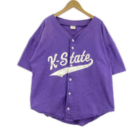 半袖シャツ K-State Baseball Shirt PRP パープル