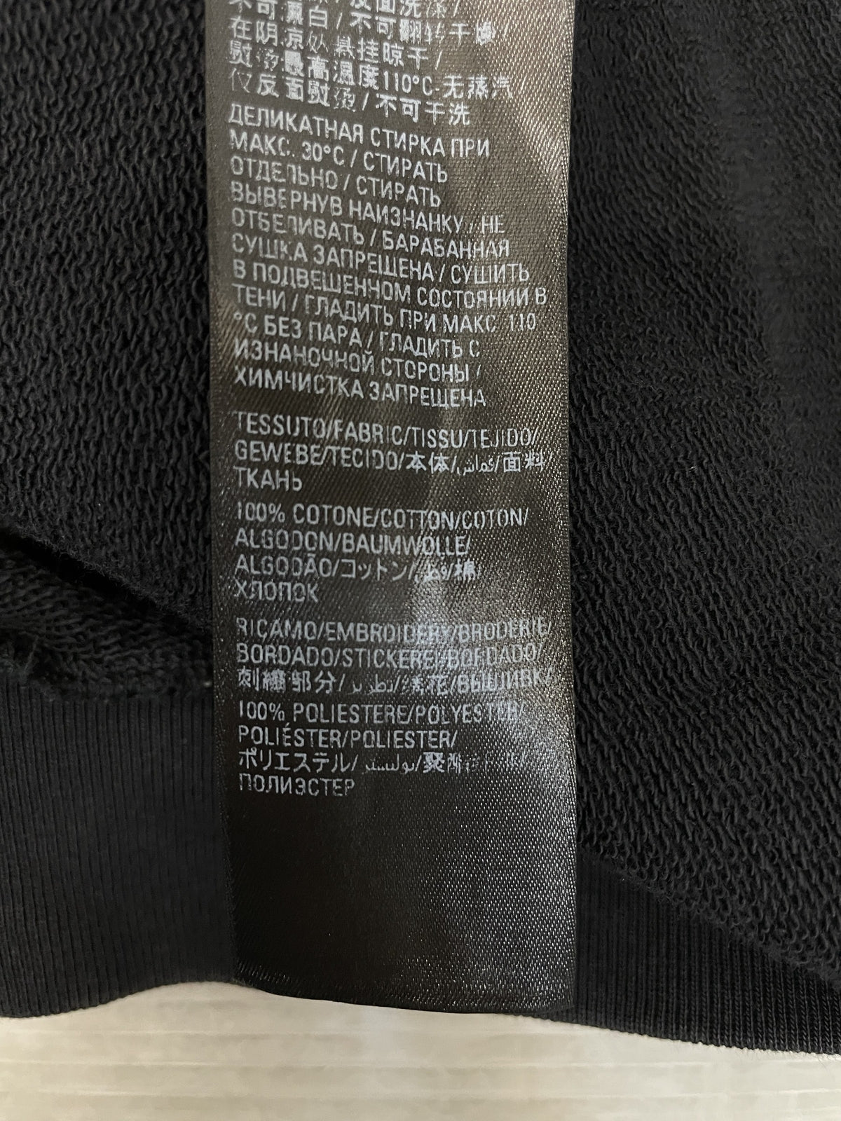 BALENCIAGA 22AW Large Fit New Sporty B Hoodie L ブラック