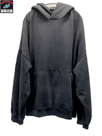 BALENCIAGA 22AW Large Fit New Sporty B Hoodie L ブラック
