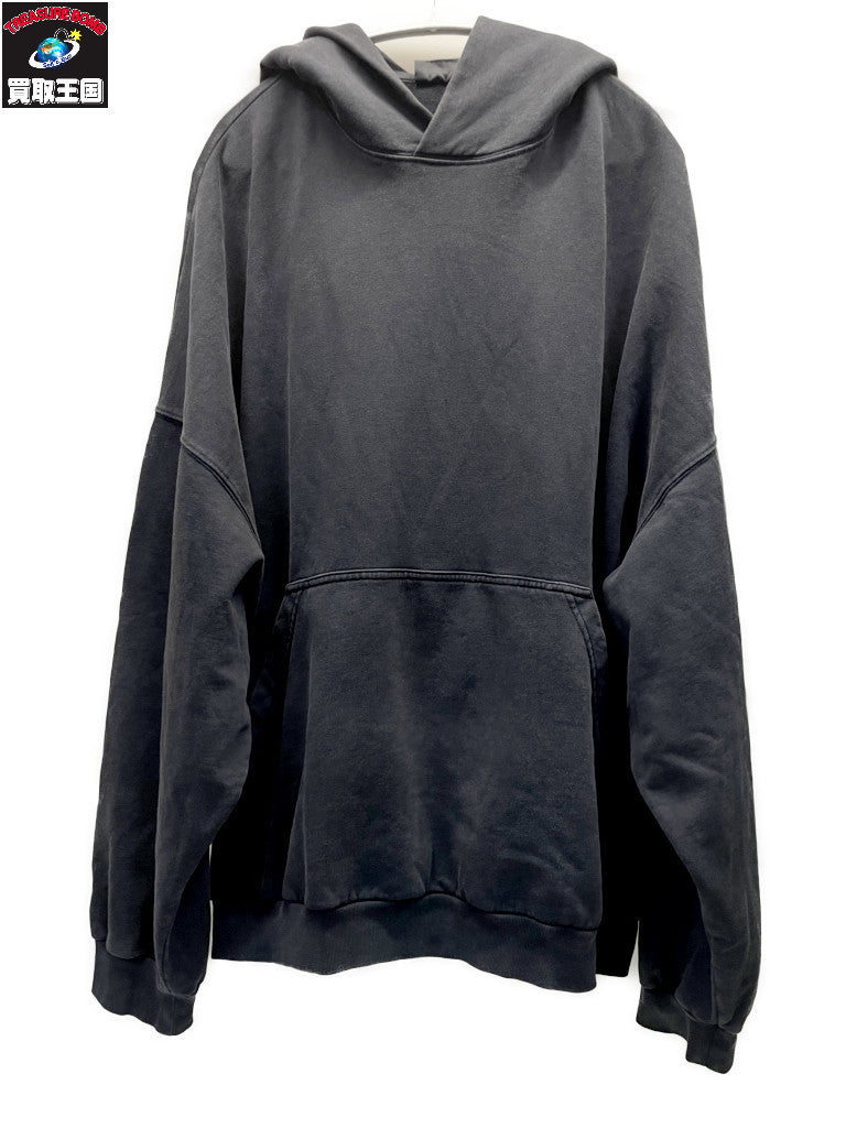 BALENCIAGA 22AW Large Fit New Sporty B Hoodie L ブラック