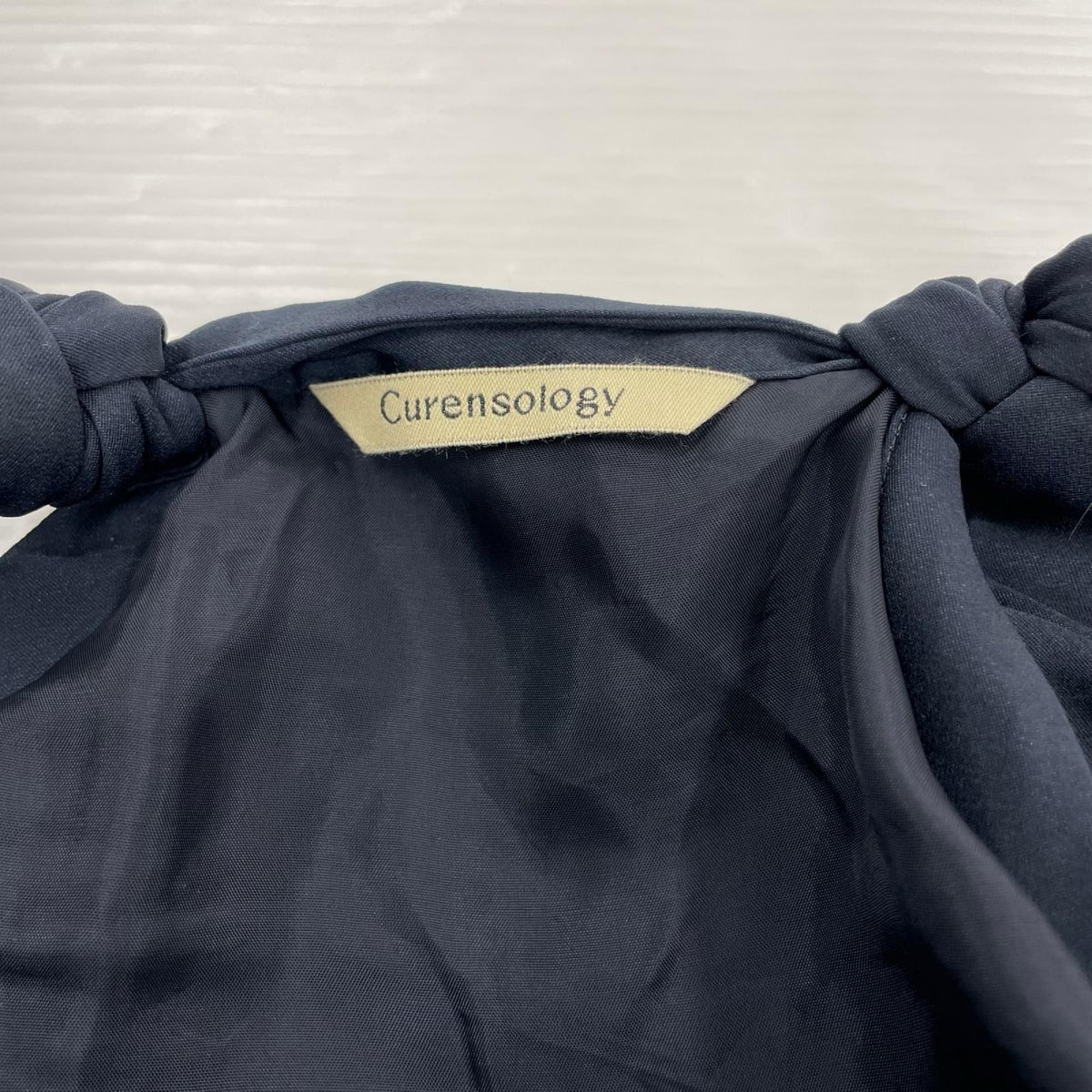 ワンピース Curensology ｻﾃﾝｻﾛﾍﾟｯﾄｽｶｰﾄ フリー ネイビー