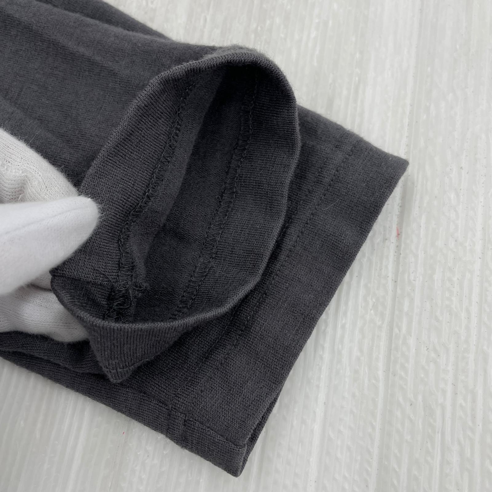 ニット HOMME PLUS EVER GREEN ウールカットソー グレー M グレー
