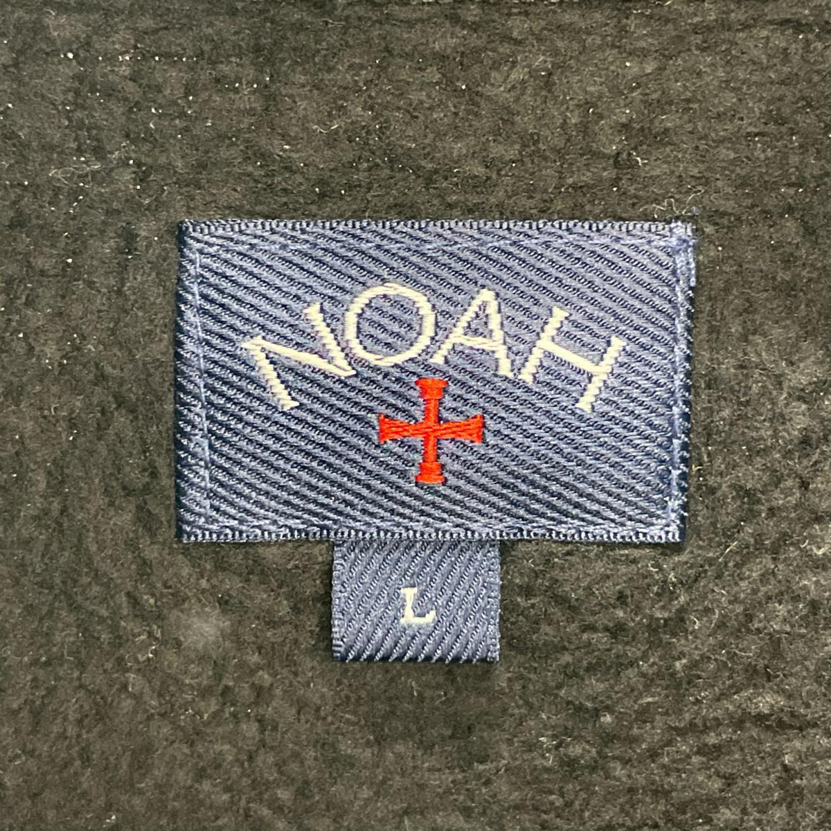 パーカー NOAH ﾚｵﾊﾟｰﾄﾞﾛｺﾞﾌｰﾃﾞｨ 黒 (L) L ブラック