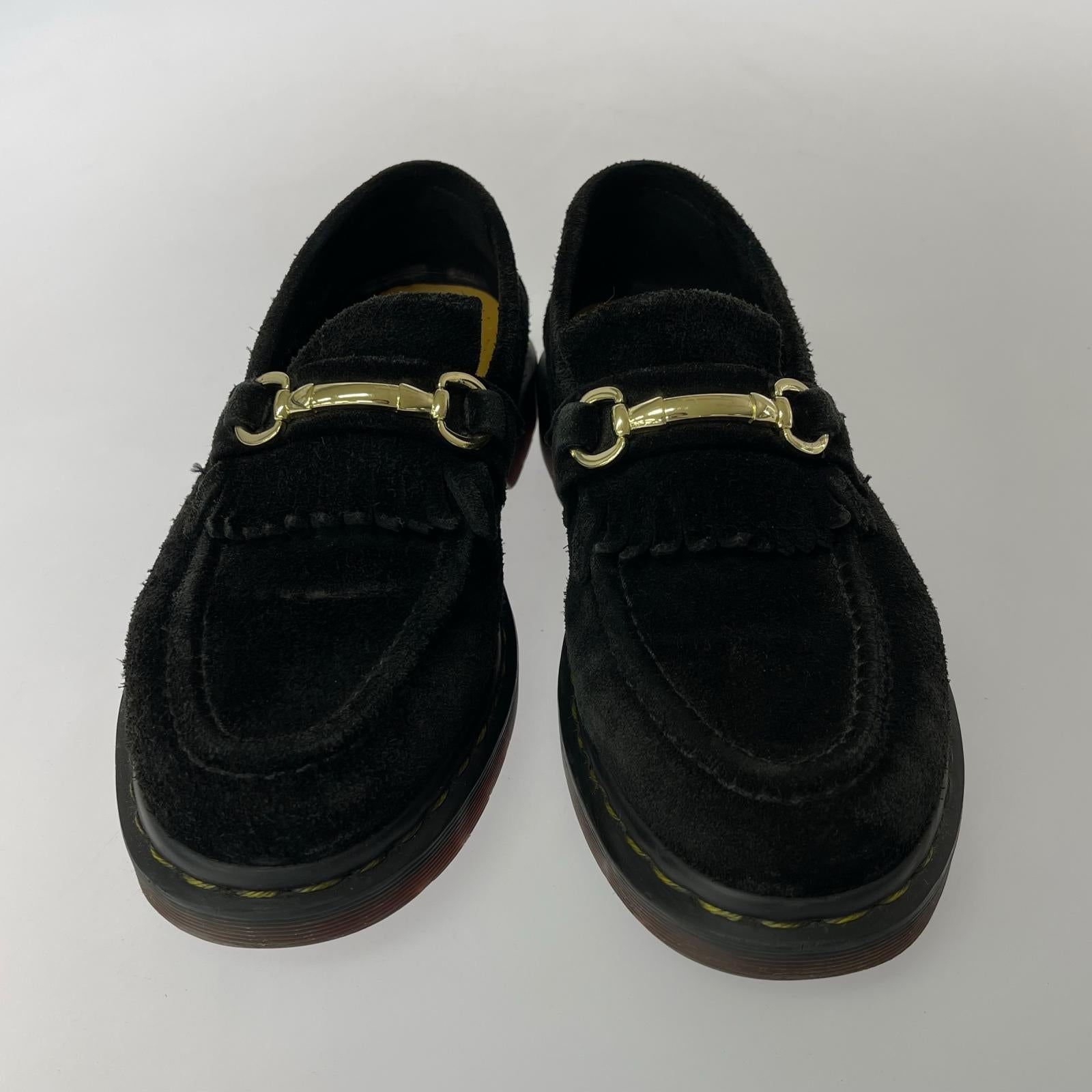 シューズ Dr.Martens スウェード ビット タッセルローファー 8 ブラック 25.5cm (US7 1/2 UK7 EU41) ブラック