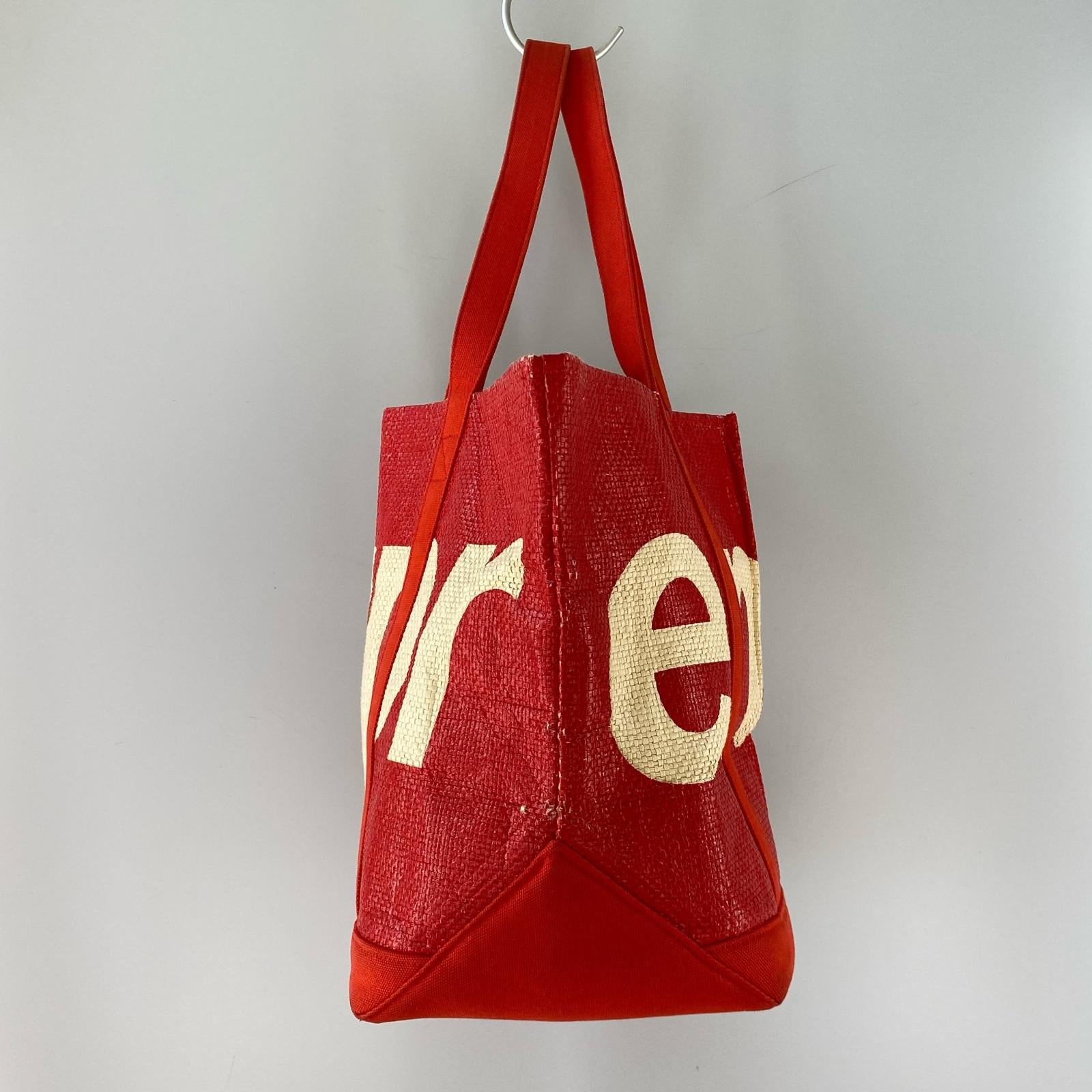 その他バッグ 20SS Raffia Tote Red レッド