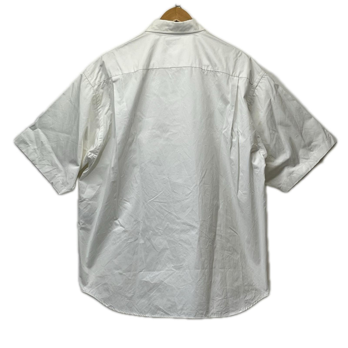 Balenciaga/半袖ｼｬﾂ/白/39/半袖ビッグシルエットコットンシャツ 39 622260 TIM39