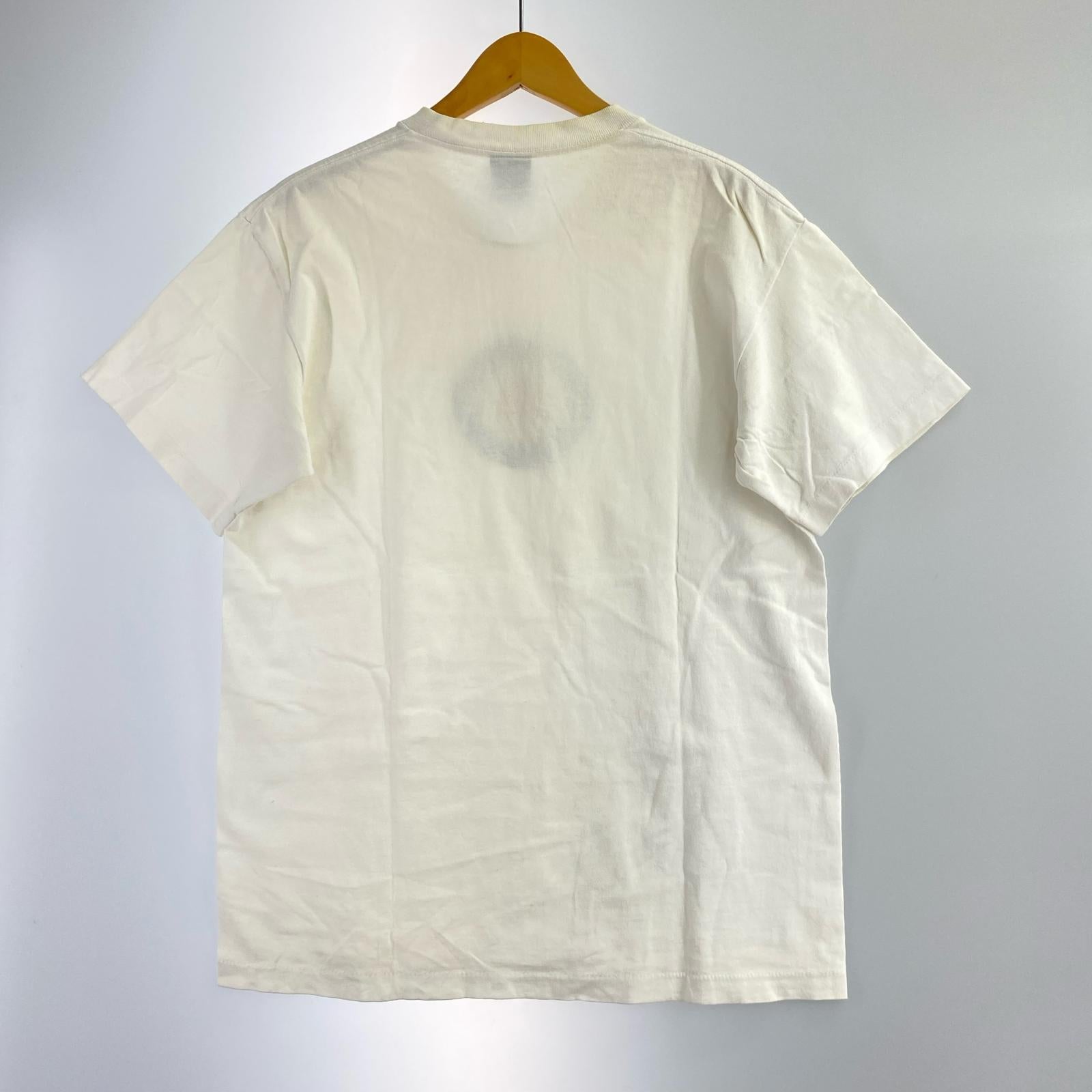 半袖Ｔシャツ OLD STUSSY 90s 紺タグ ターゲットマーク Tシャツ M ホワイト