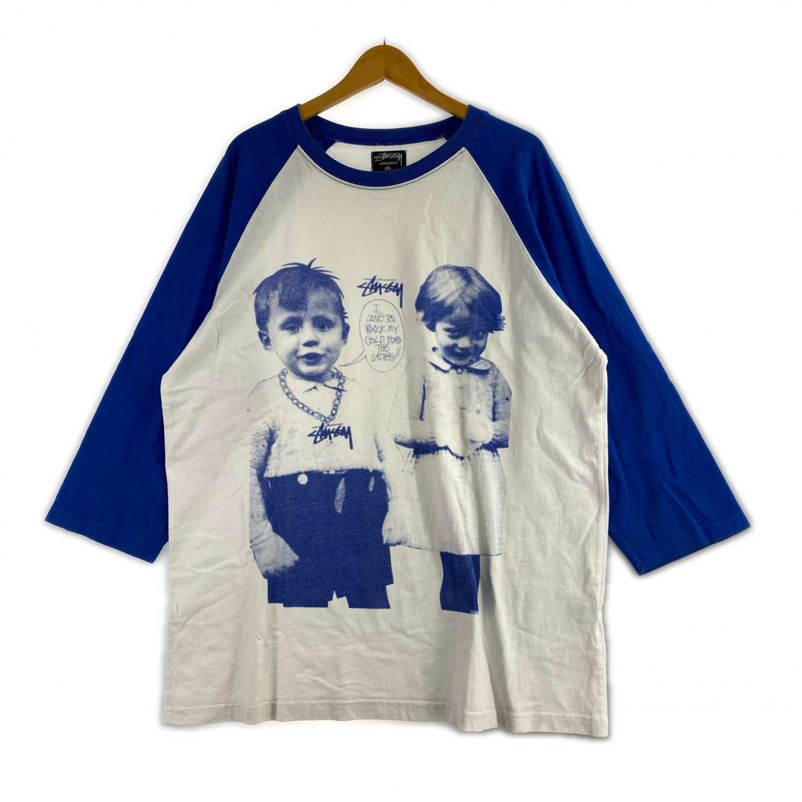 長袖Ｔシャツ OLD STUSSY KIDS PRINT ROCK MY GOLD TEE