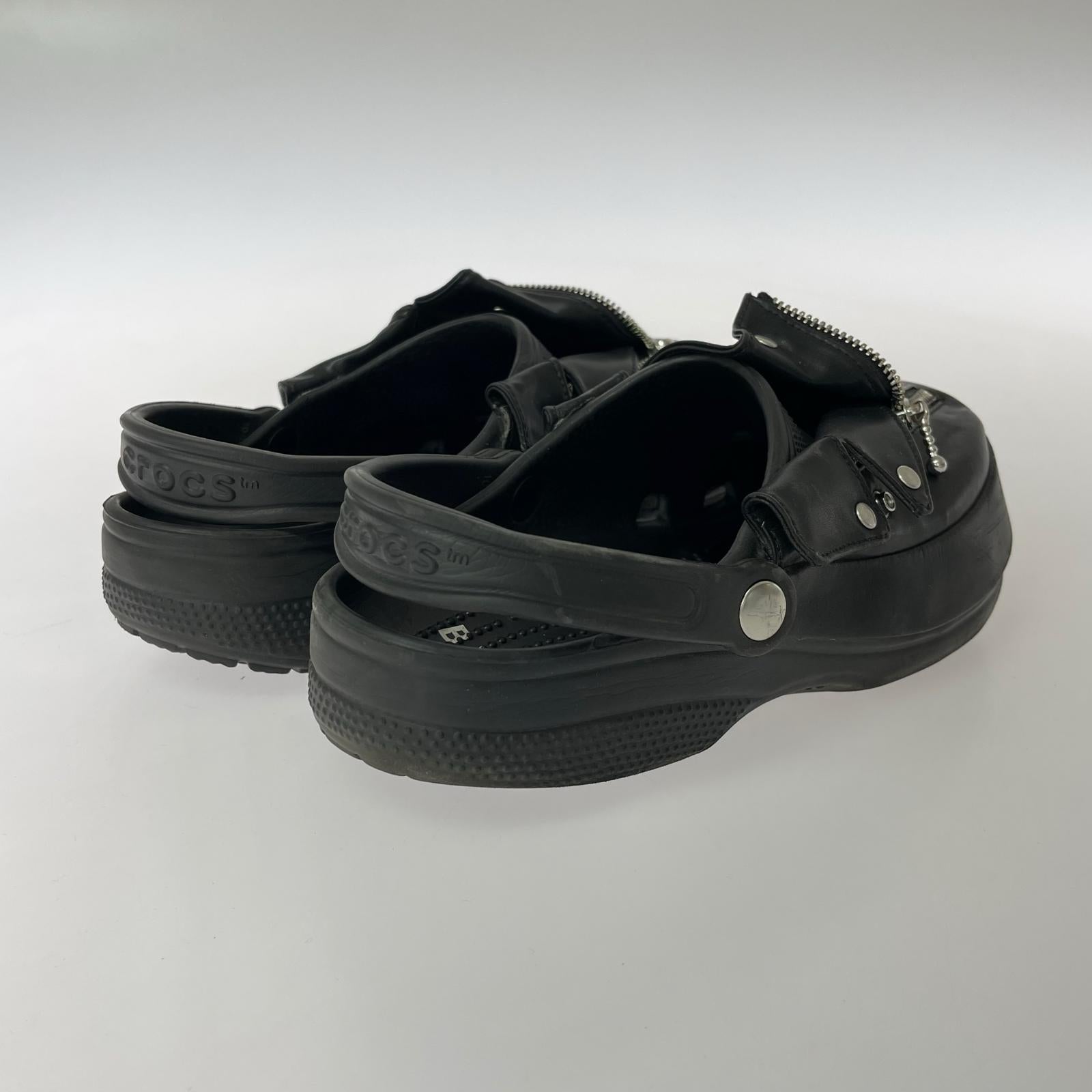 サンダル crocs ×BEAMS CLASSIC CLOG 9 11 ブラック ブラック