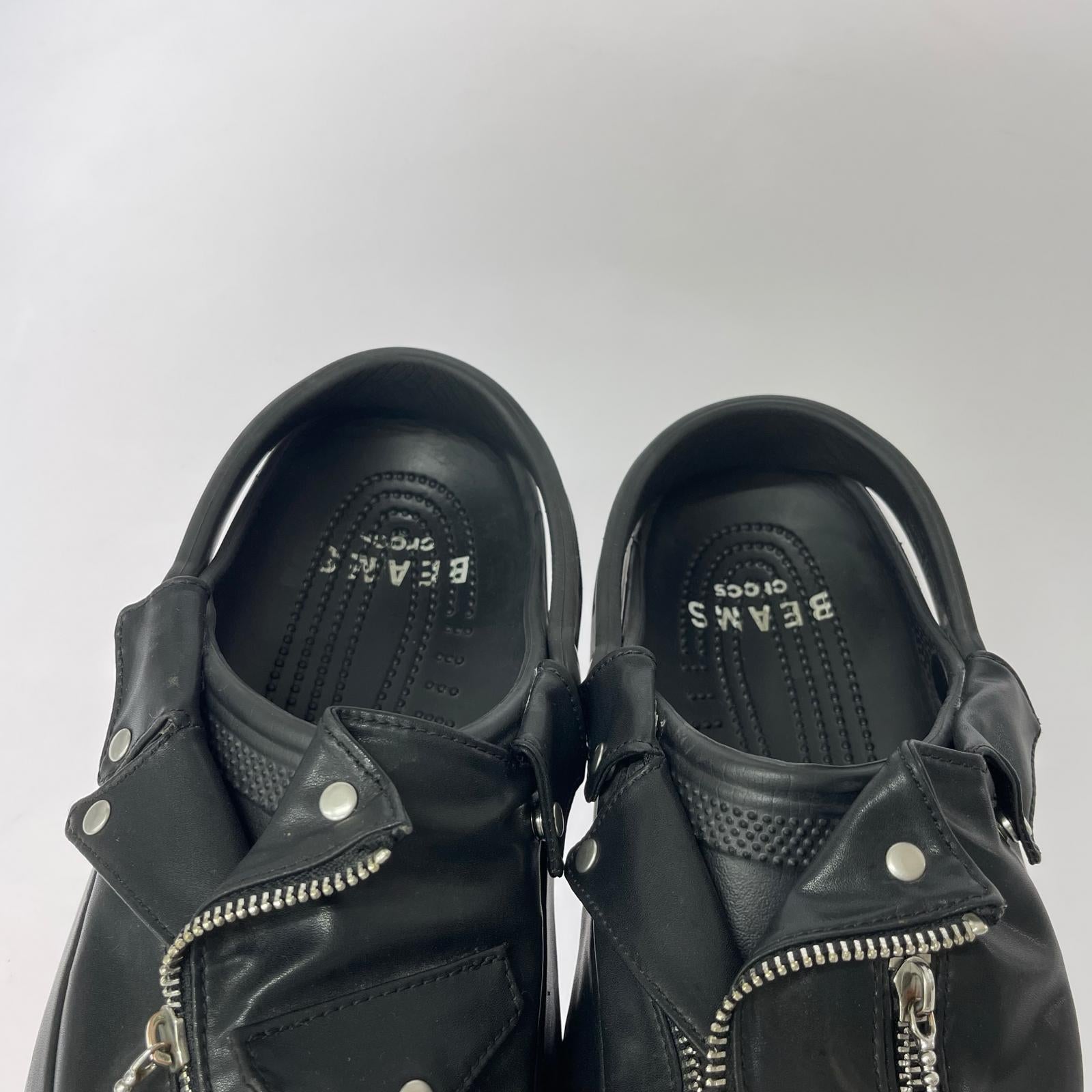 サンダル crocs ×BEAMS CLASSIC CLOG 9 11 ブラック ブラック