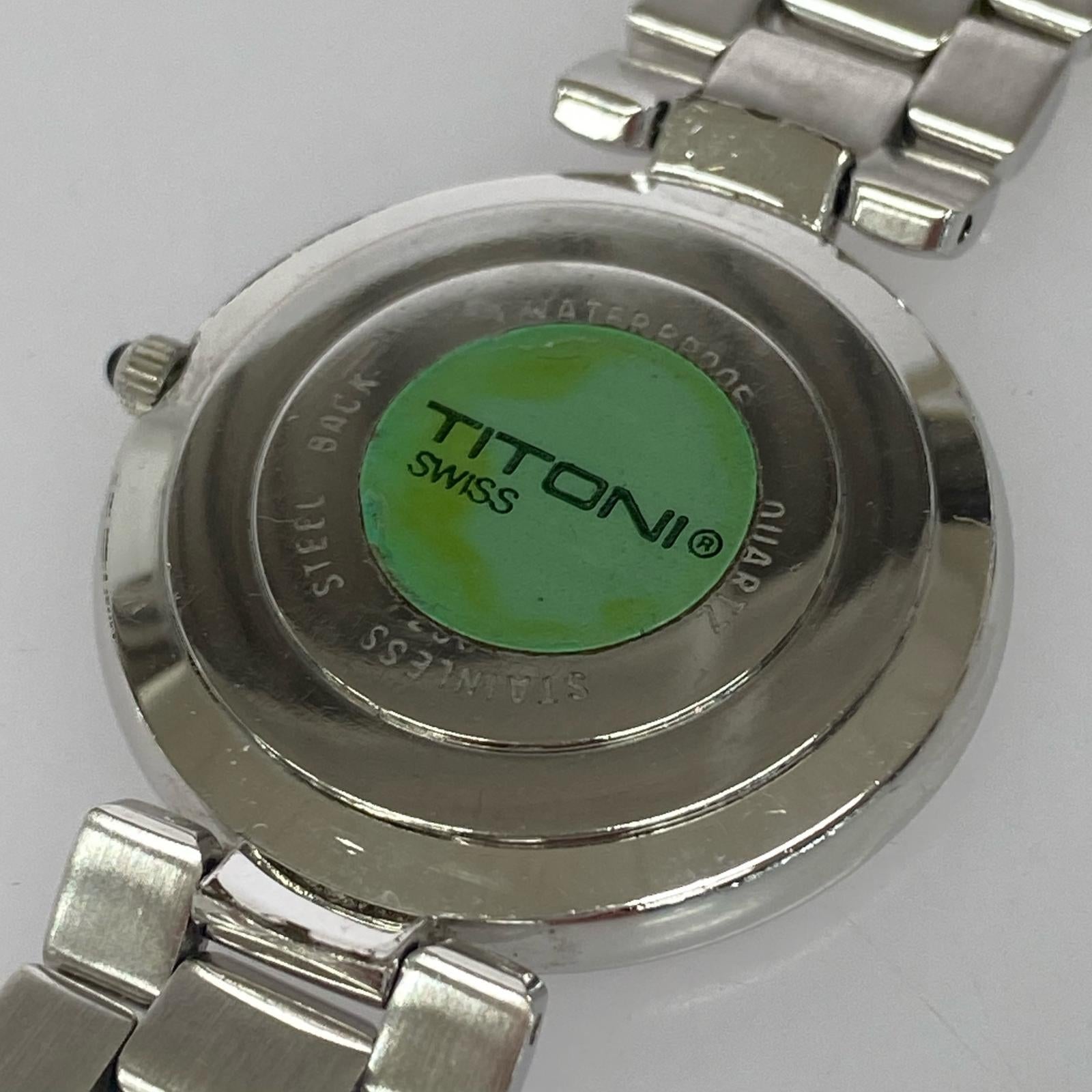 腕時計 titoni　ラインストーン