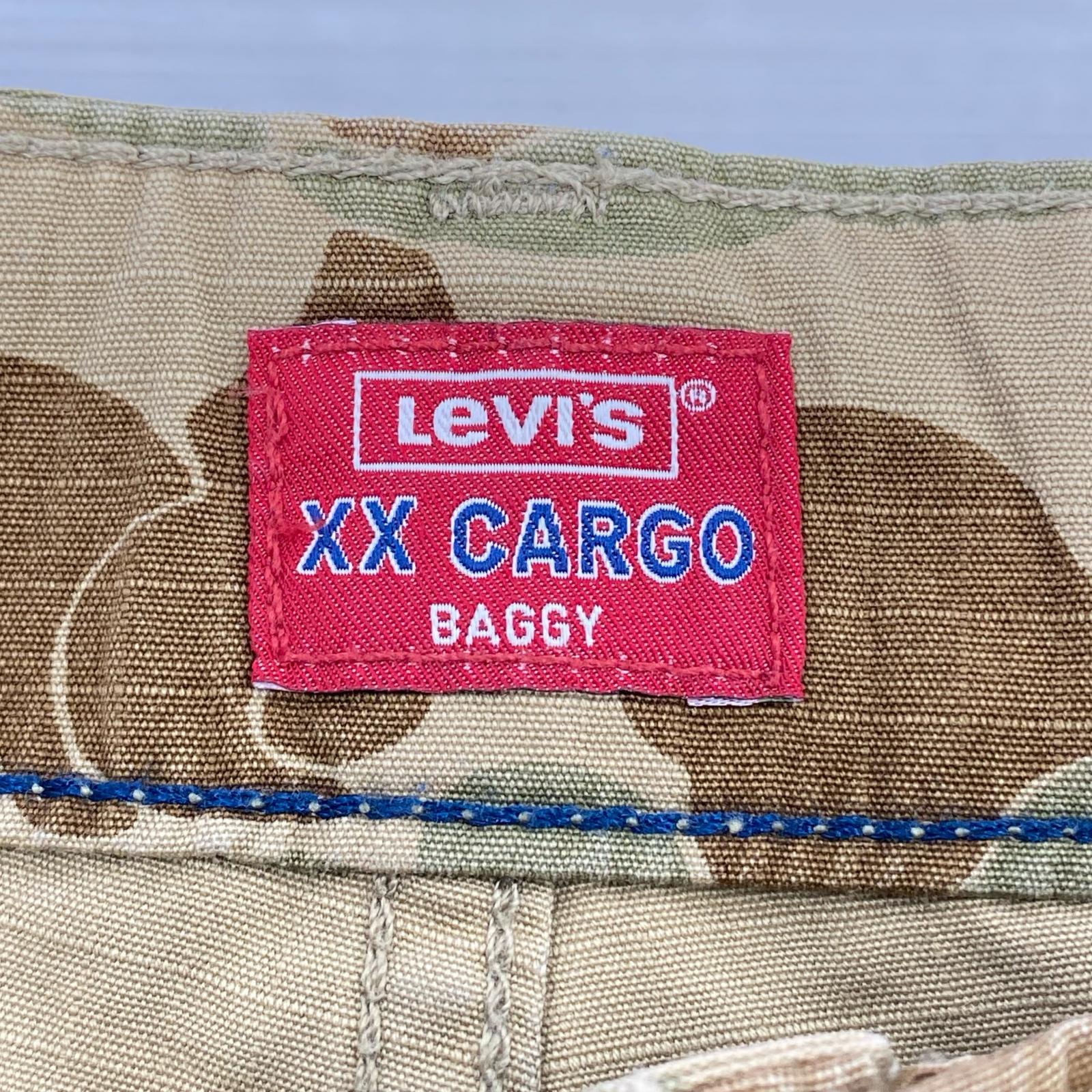 パンツ LEVI'S XX CARGO BAGGY CAMO ブラウン