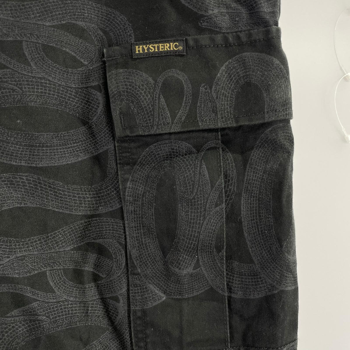 パンツ SNAKE LOOP柄 Pants BLK 02233AP13 M ブラック