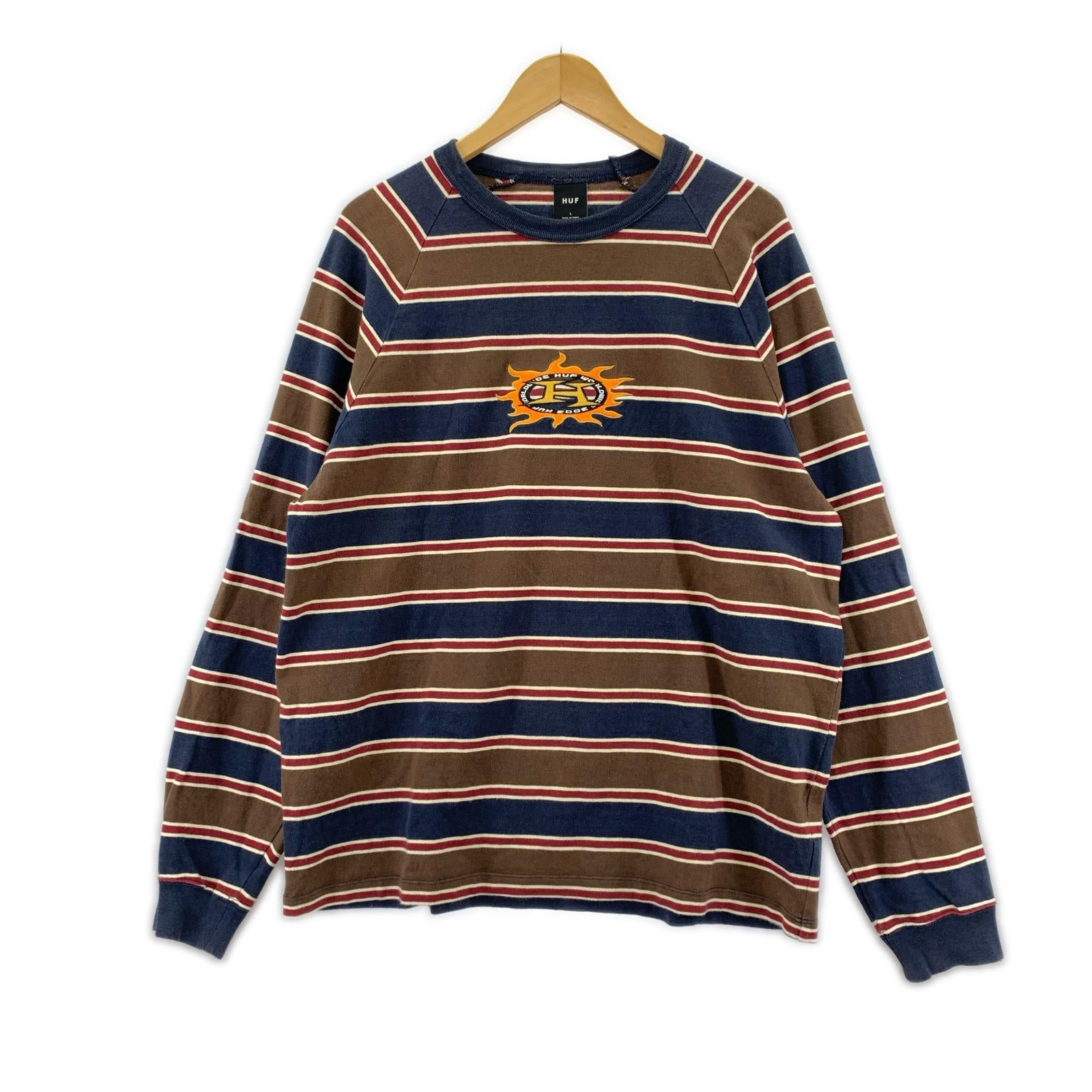 長袖Ｔシャツ Fire H Logo ボーダー L/S カットソー L