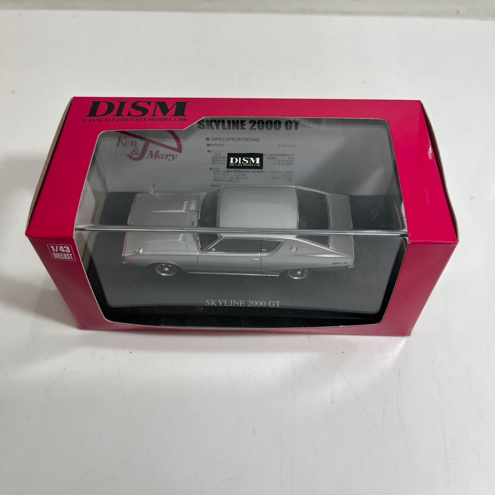 DISM KGC110 ケンメリスカイライン HT 2000GT DISM スケールカー