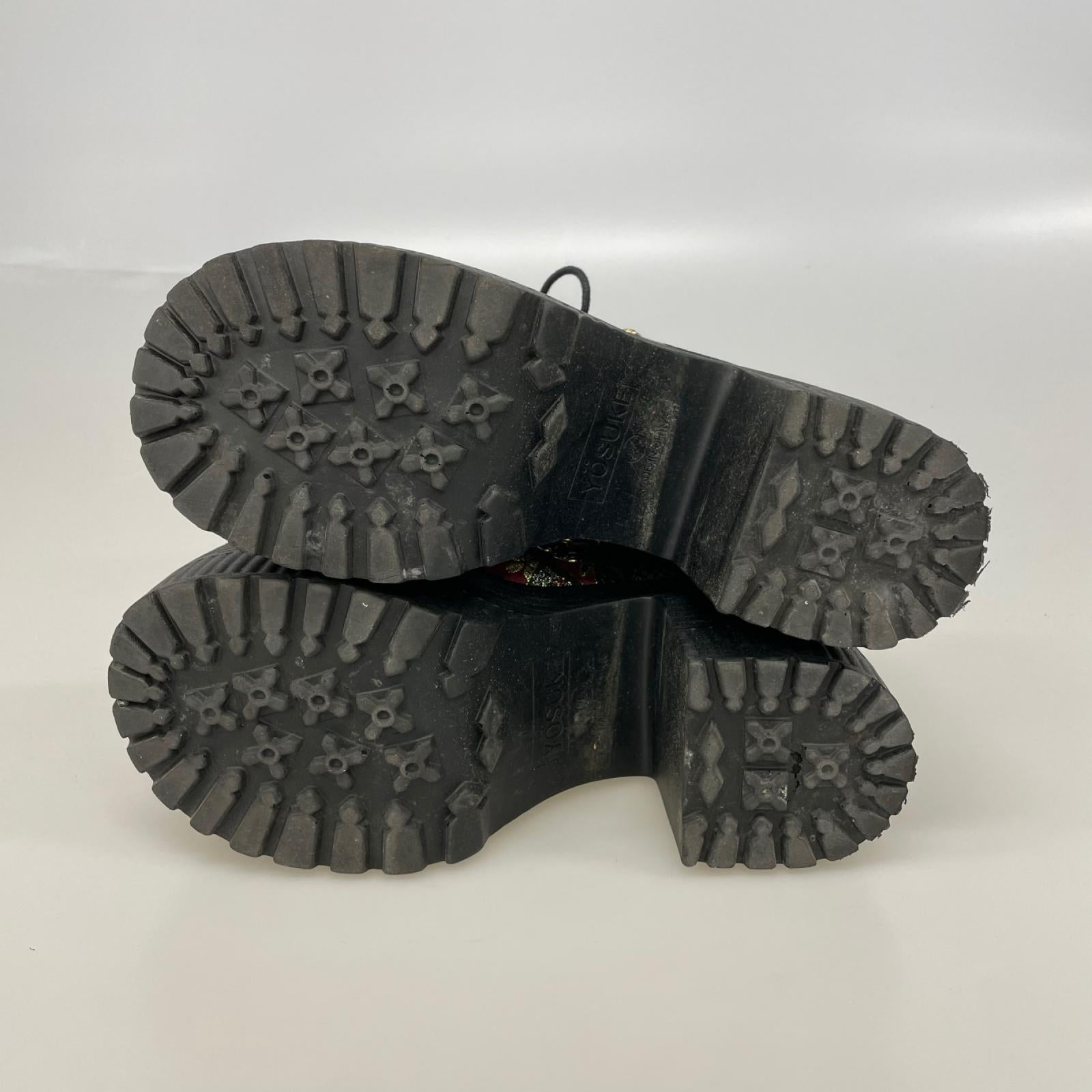 シューズ yousuke 和柄 26cm 26 ブラック