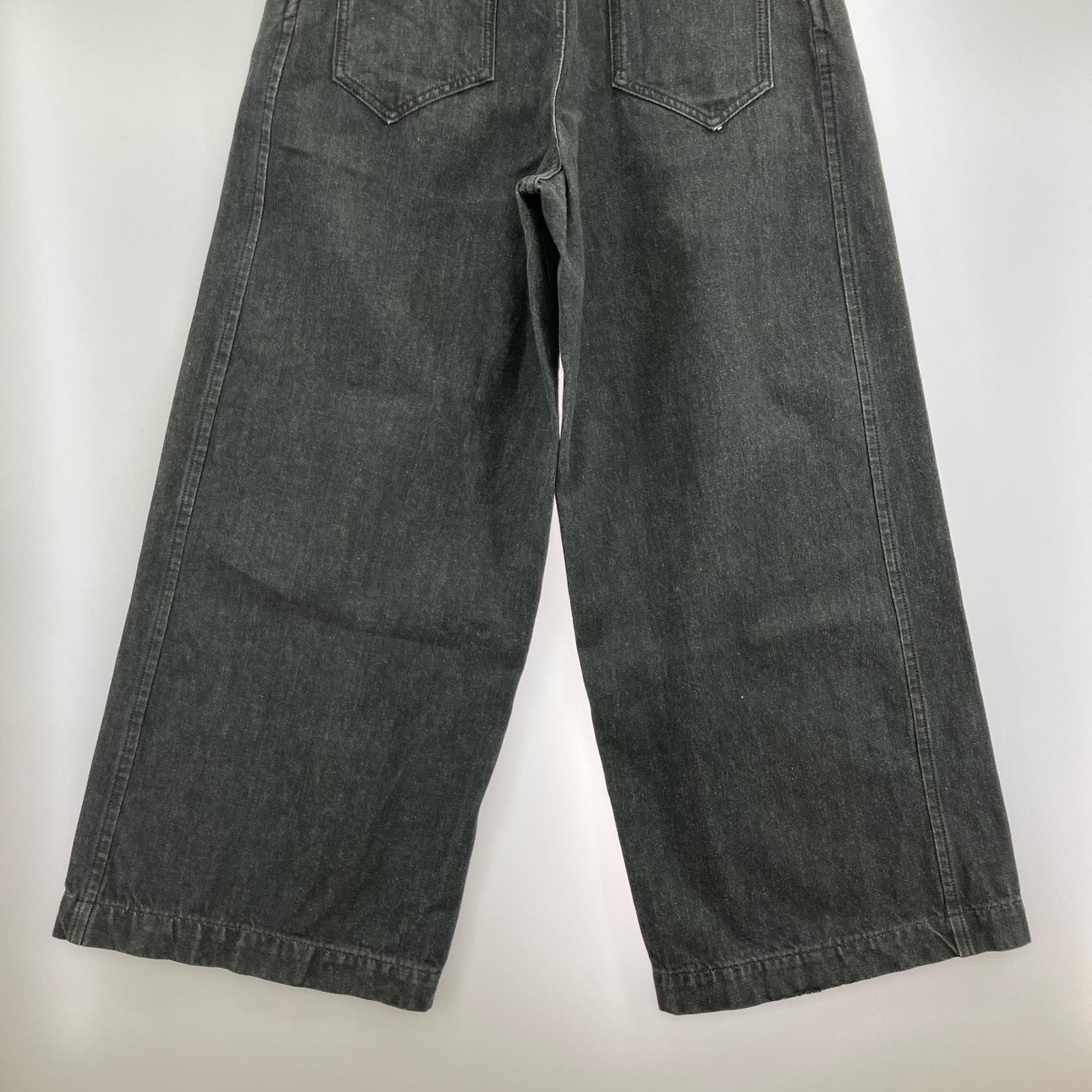 デニムパンツ simple project ワイド ブラック (M) M ブラック