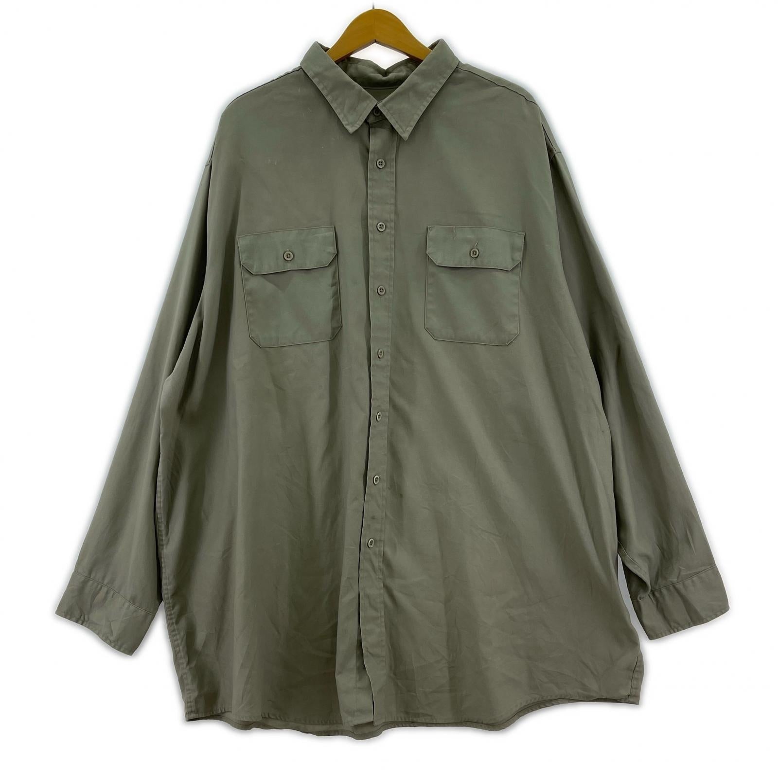 長袖シャツ BIG MAC ワークシャツ ベージュ (3XL) ベージュ
