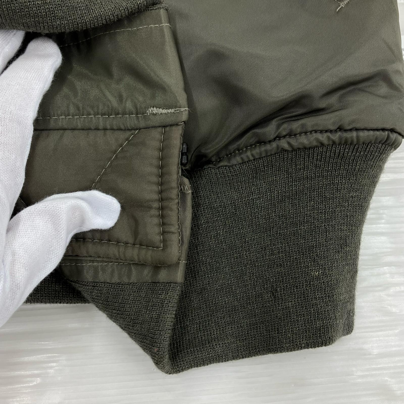 ジャケット USA製 MA-1 ドラゴンワッペン (S) S