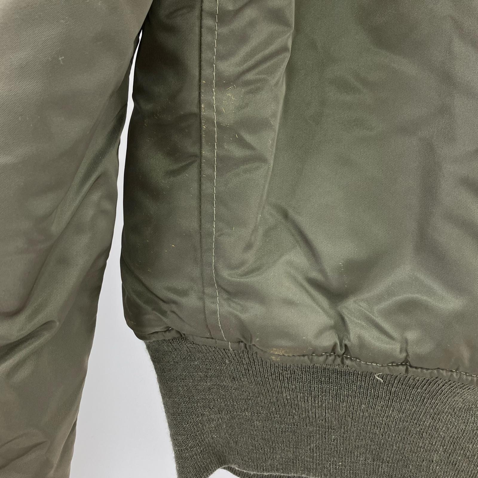 ジャケット USA製 MA-1 ドラゴンワッペン (S) S