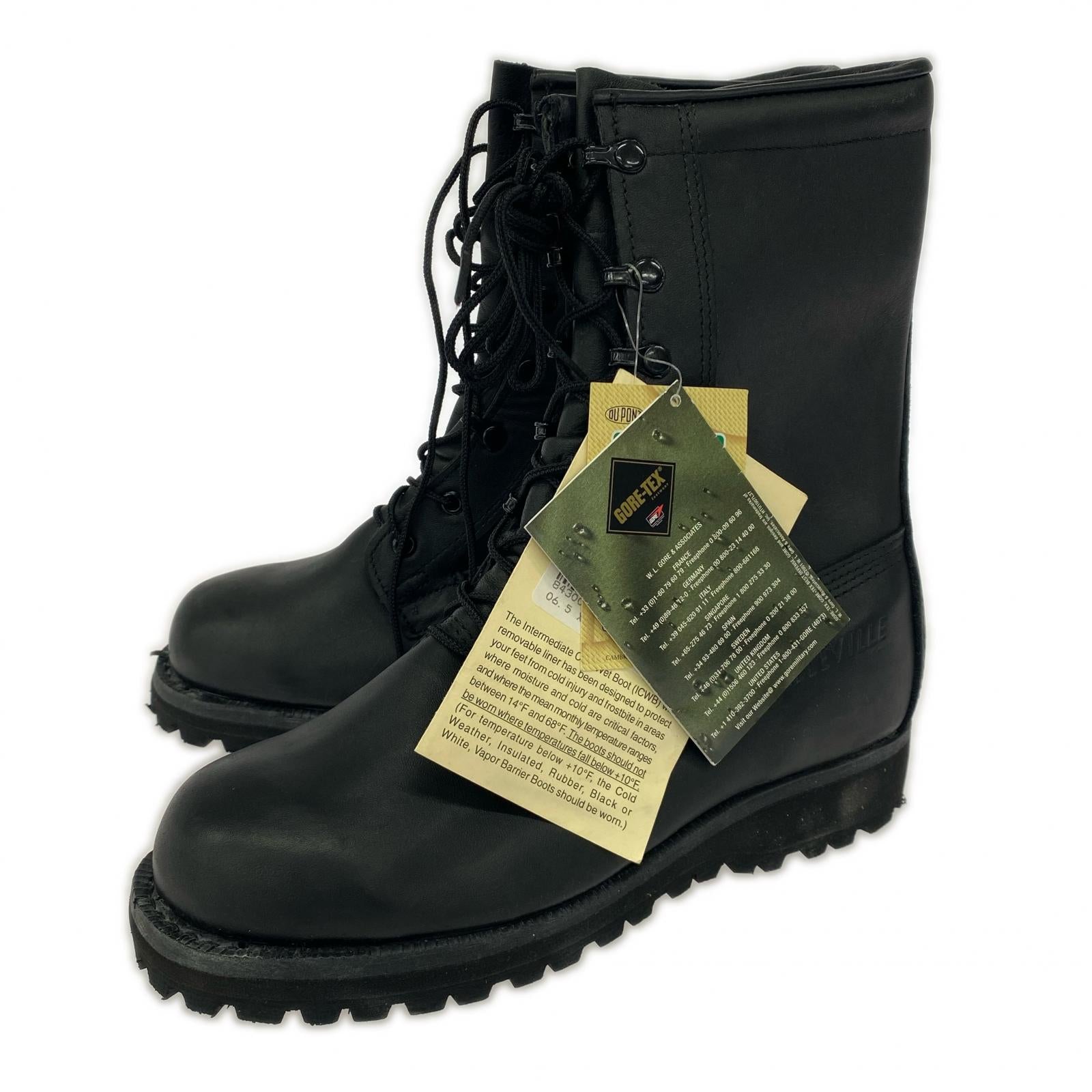 ブーツ Belleville GORE-TEX コンバットブーツ 黒 (6 1/2)