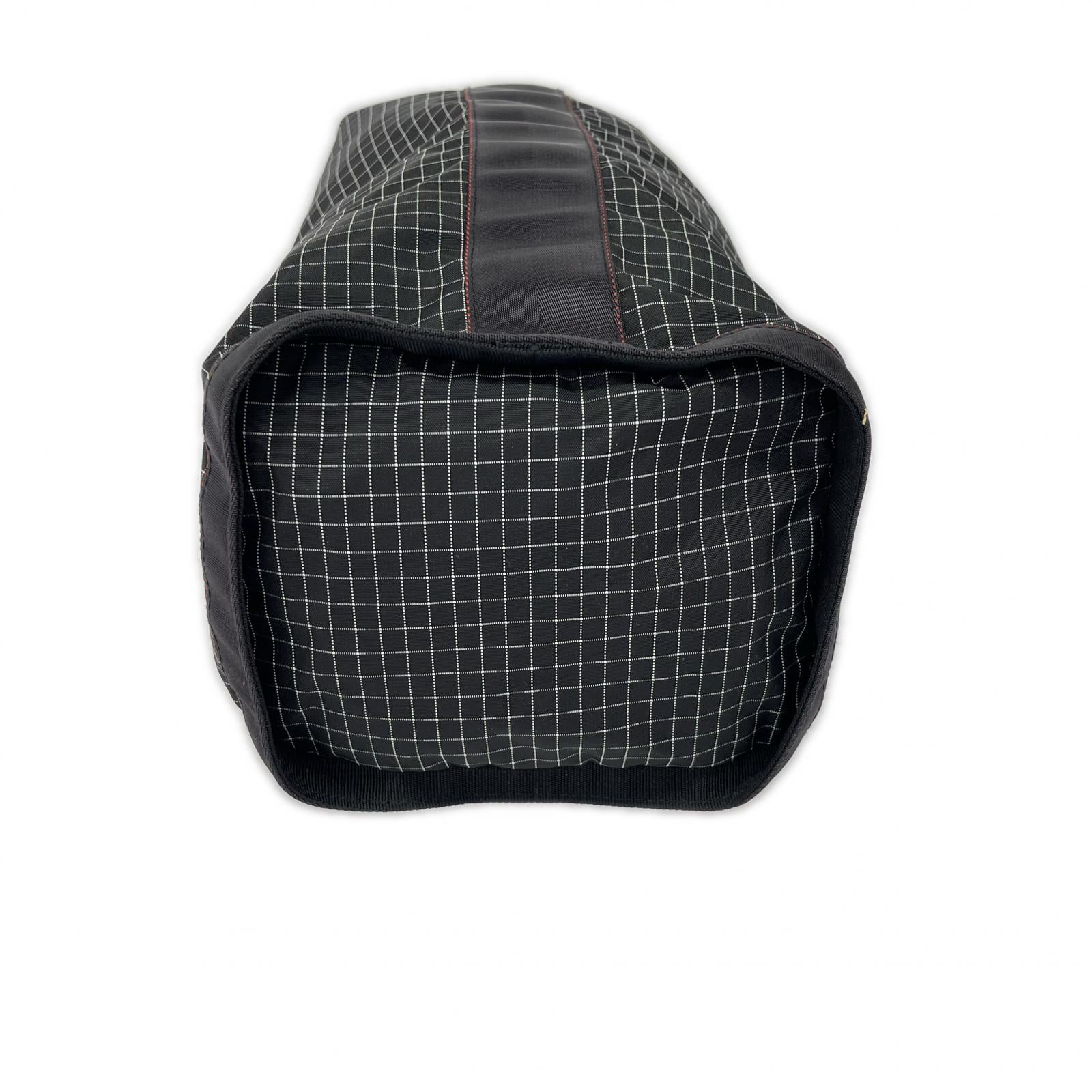 その他バッグ ROLL TOP POUCH/チェック/ブラック/BRG243G09 ブラック