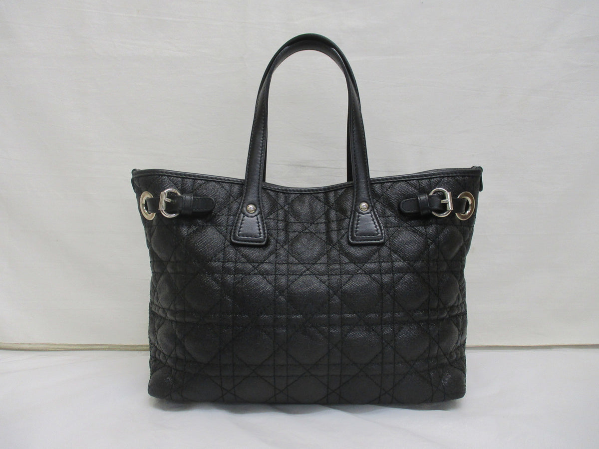 Christian Dior パナレア カナージュ トートバッグ 黒