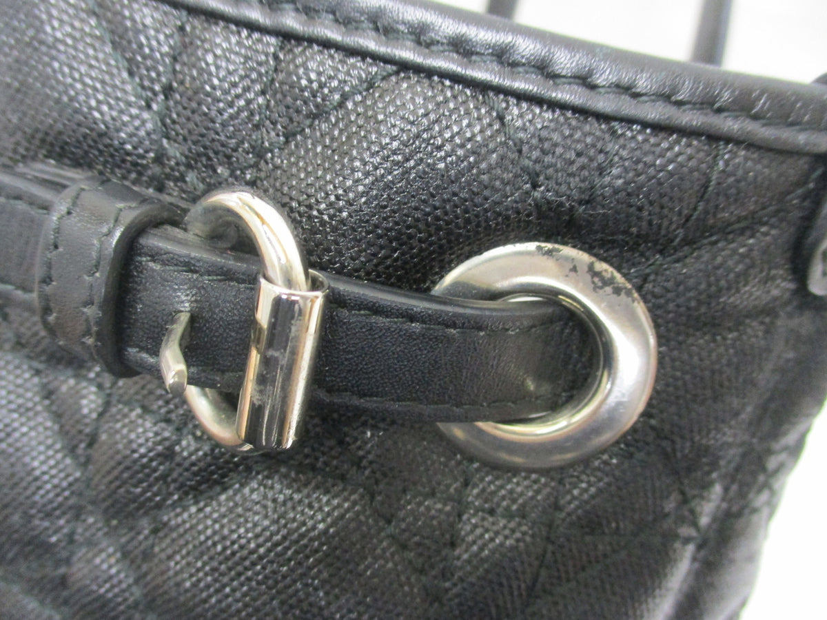 Christian Dior パナレア カナージュ トートバッグ 黒