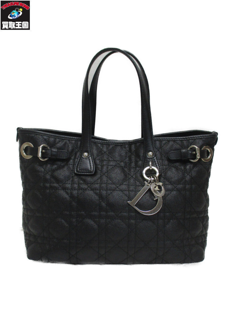 Christian Dior パナレア カナージュ トートバッグ 黒