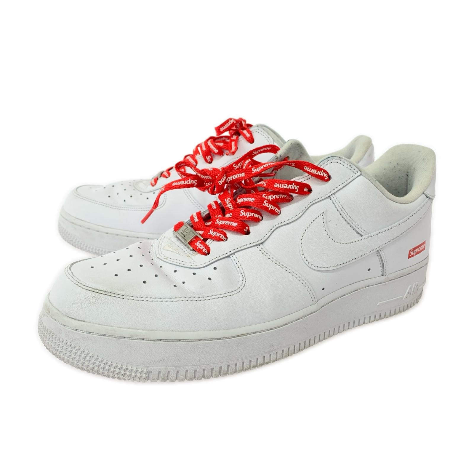 スニーカー Supreme Air Force 1 Low WHT 28.5cm 28.5cm (US10 1/2 UK10 EU47) ホワイト